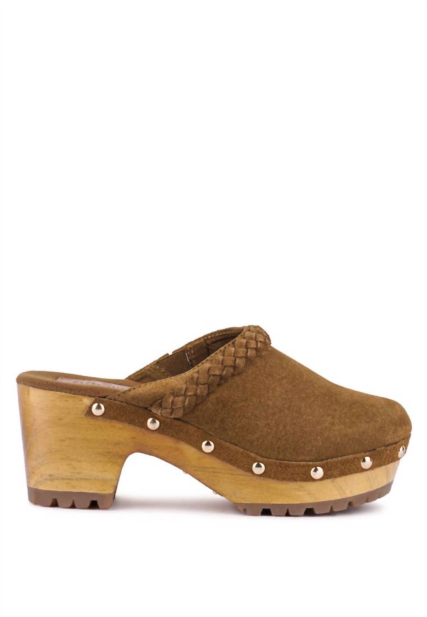 98d66fd9-5fa8-4993-8337-a57e7280fa1f-upscale_15k-1500x1500-70 Rag Company - Women's Inca Fine Suede Leather Clogs - Image 1