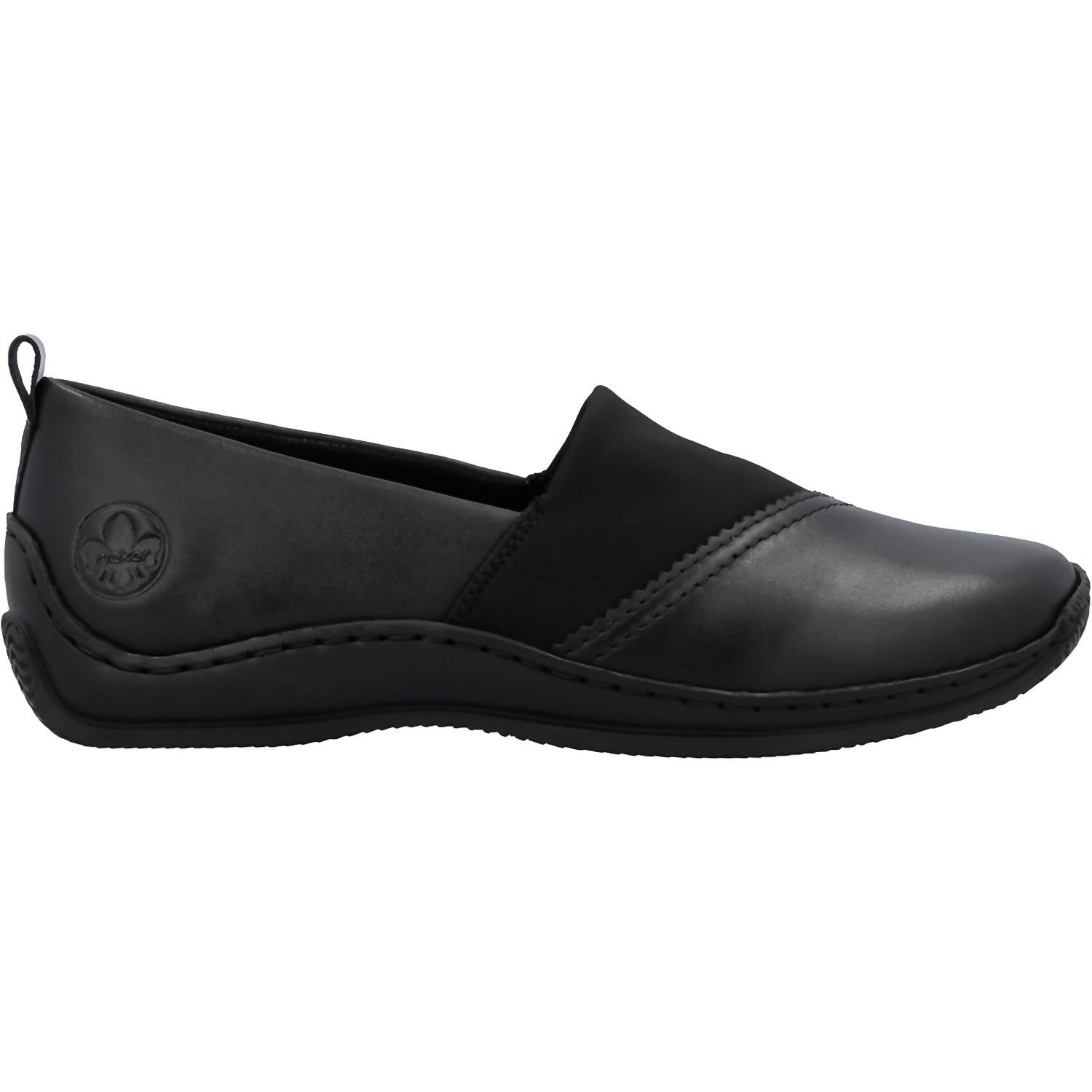 9fafb866-a77b-4687-99a1-046dcc8667a1-upscale_15k-1500x1500-70 Rieker - Women's Stretch Leather Casual Slip Ons Shoes - Image 1
