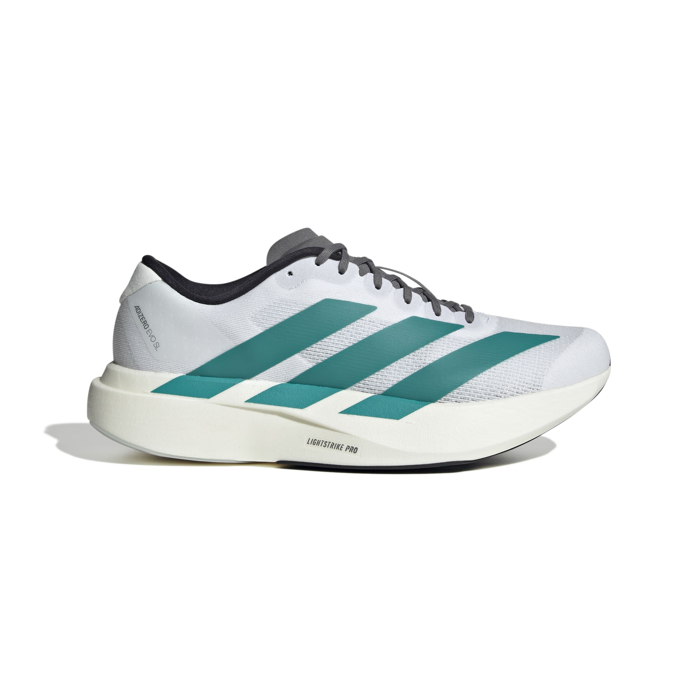 JS4487_1_FOOTWEAR_Photography_SideLateralCenterView_white Men's Adizero Evo SL (FTWWHT/PURTEA/GREFOU) - Image 1