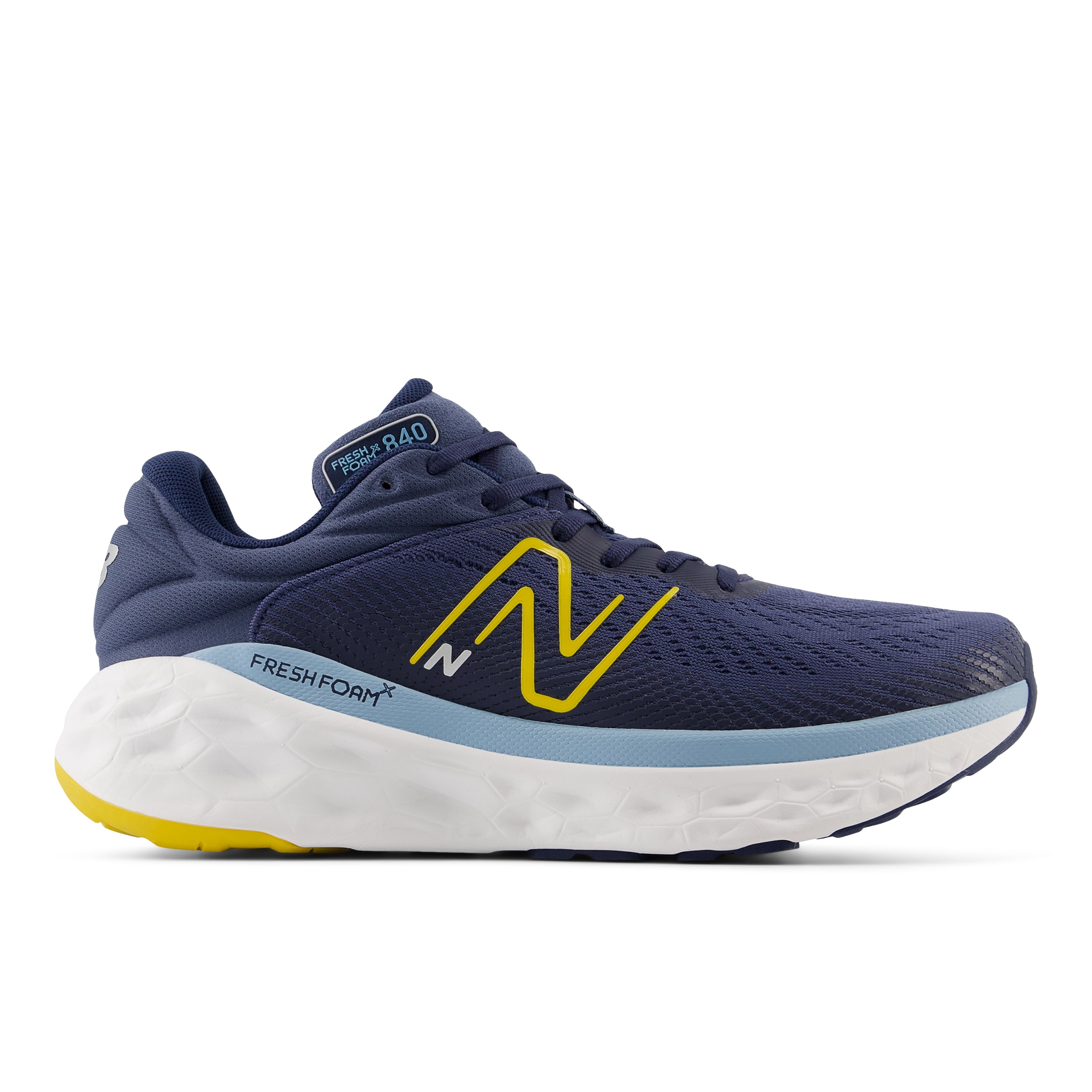 M840FCE_2 Men's Fresh Foam X 840F v1 (CE - Vintage Indigo/Ginger Lemon/Chrome Blue) - Image 1