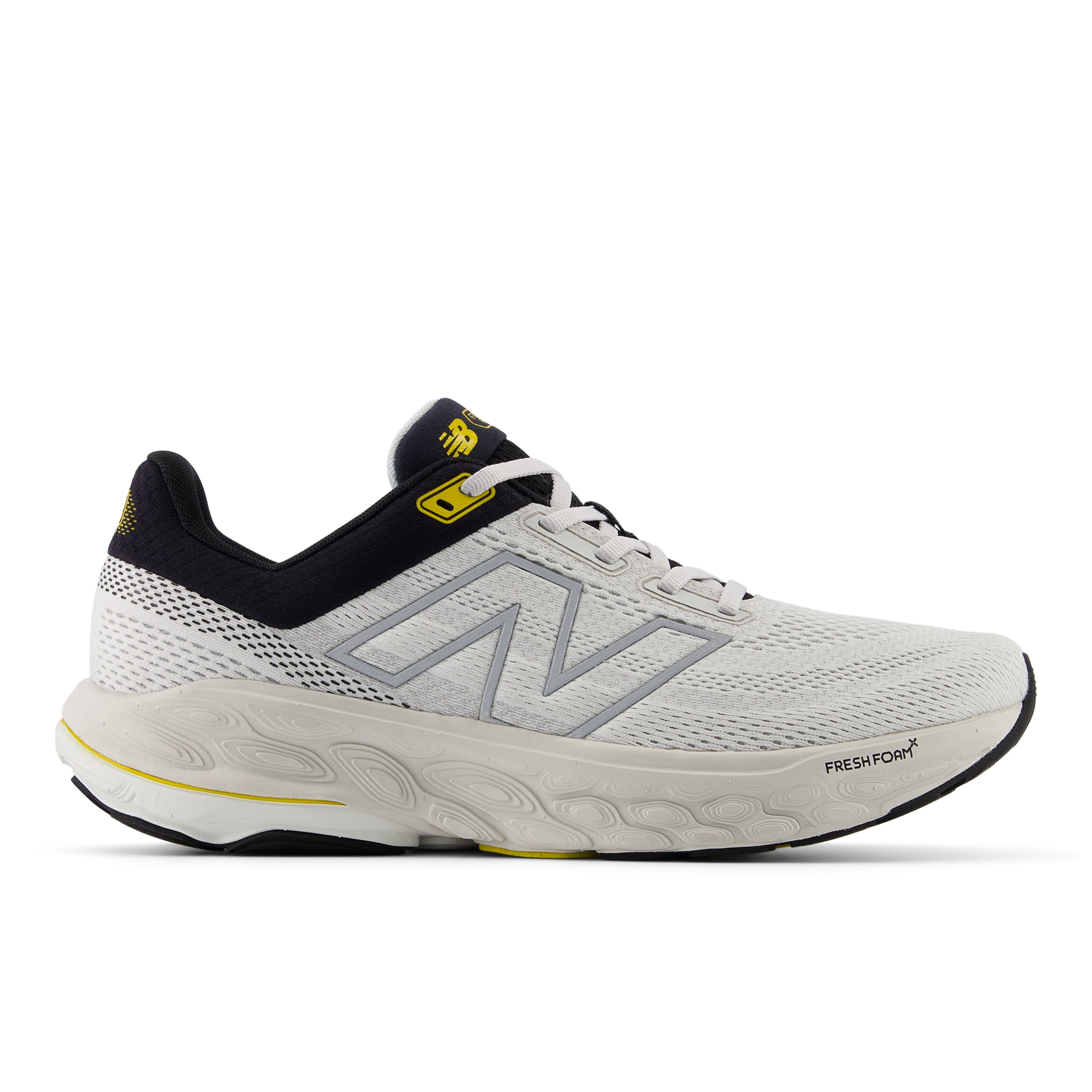 M860G14_2 Men's Fresh Foam X 860 v14 (G - Grey Matter/Black/Ginger Lemon) - Image 1