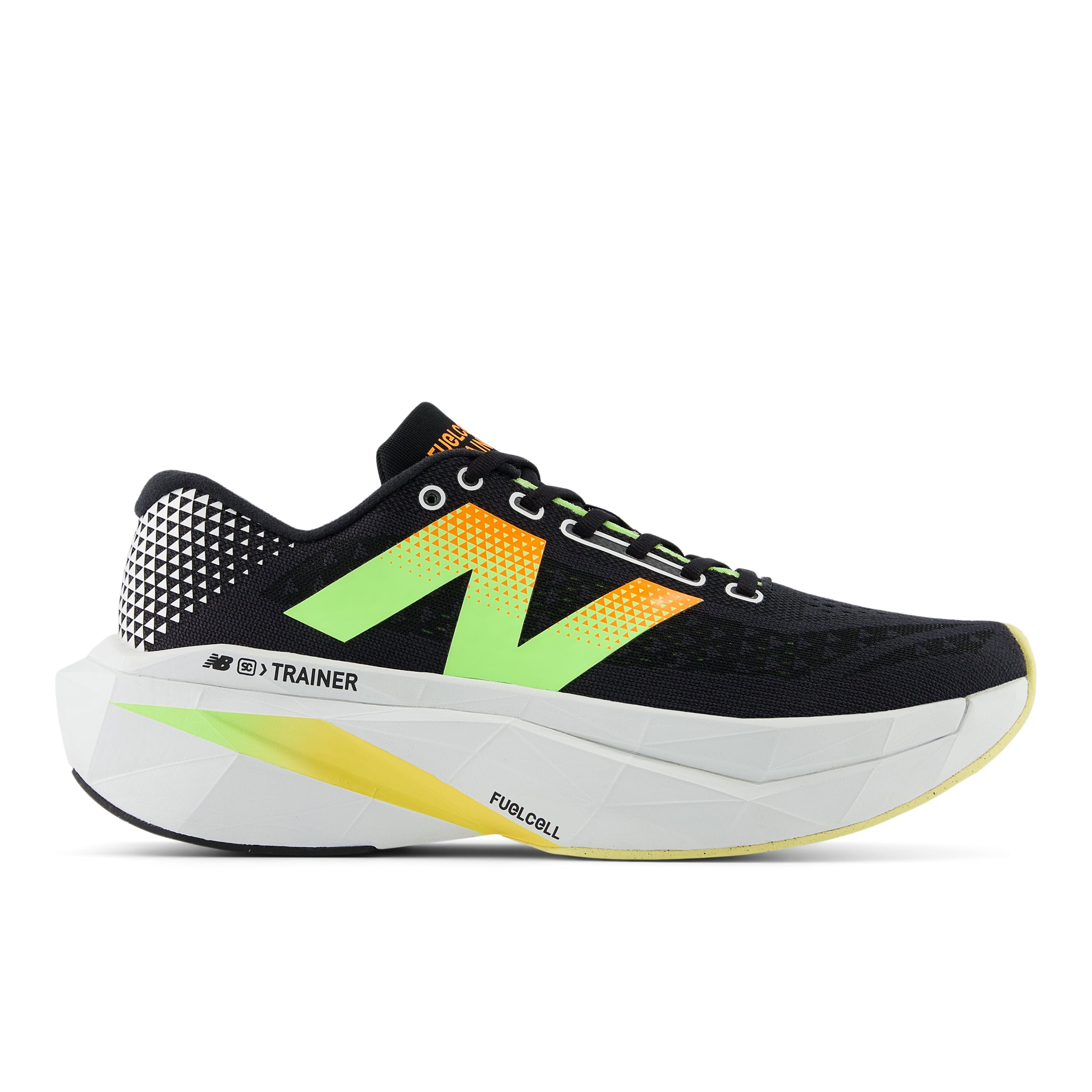 MRCXLB4_2 Men's FuelCell SuperComp Trainer v3 (LB - Black/Phantom/Bleached Lime Glo) - Image 1