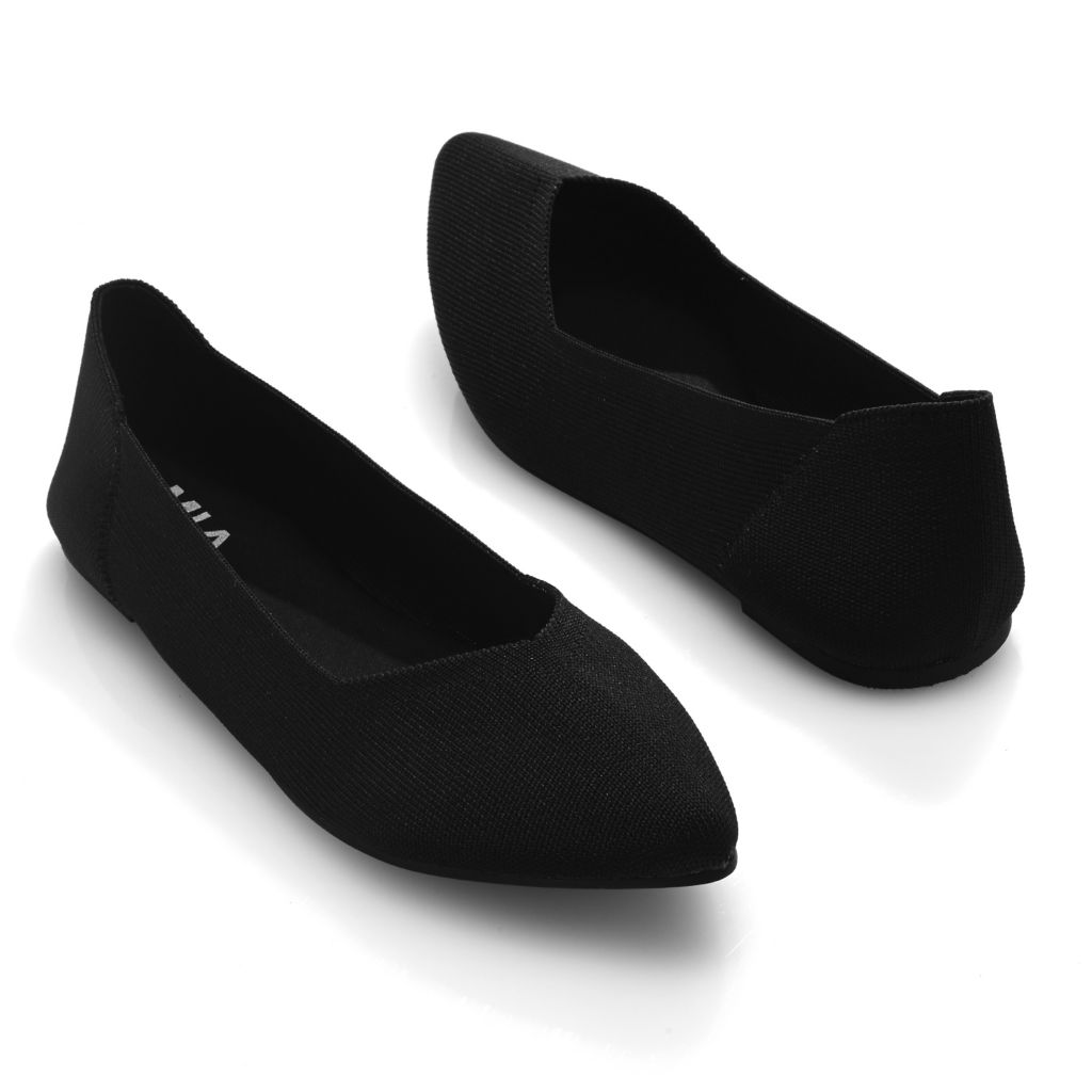 S464164-00003-00009 MIA Kerri Knit Slip-on Pointed Ballet Flats - Image 1