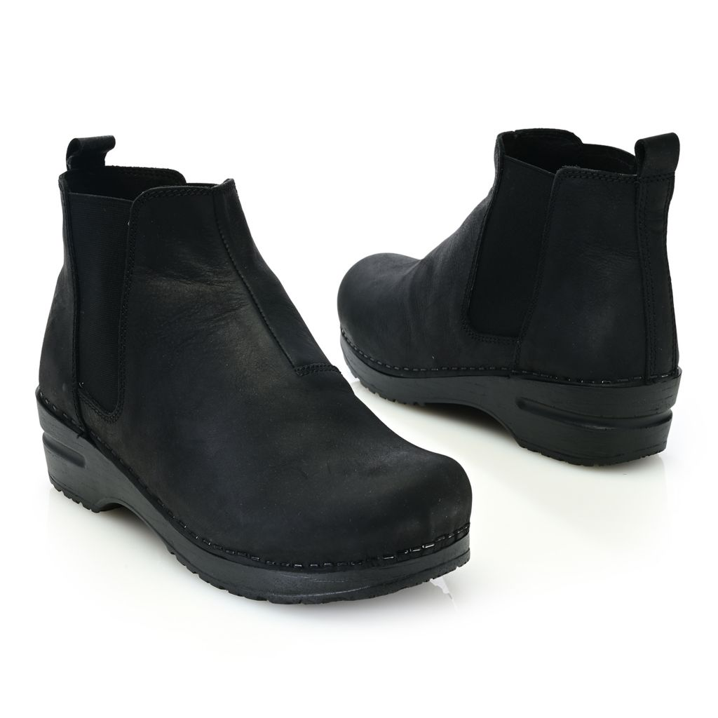 S473246-00003-09490 Sanita Hudson Oiled Leather Slip-on Boots - Image 1
