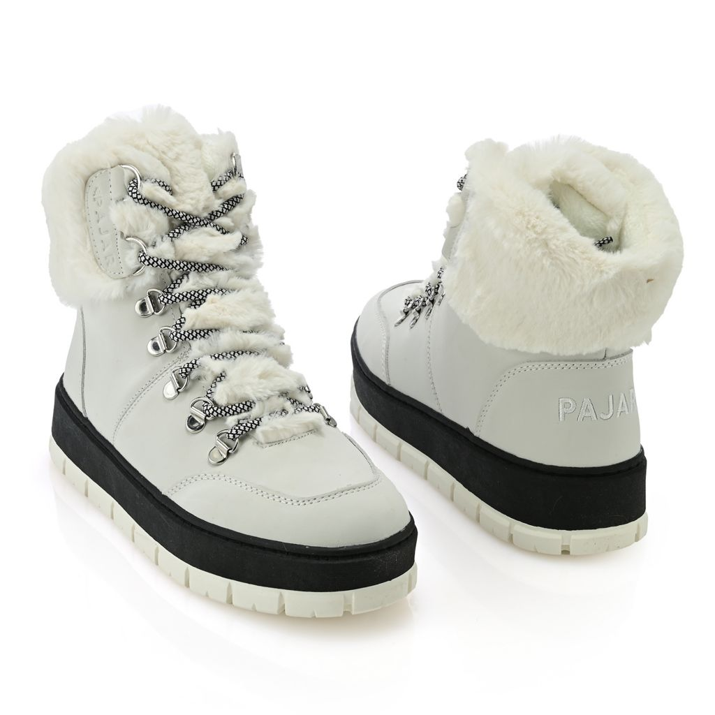 S474089-00004-00016 Pajar Canada Chalet Faux Fur Trimmed Leather Boots - Image 1