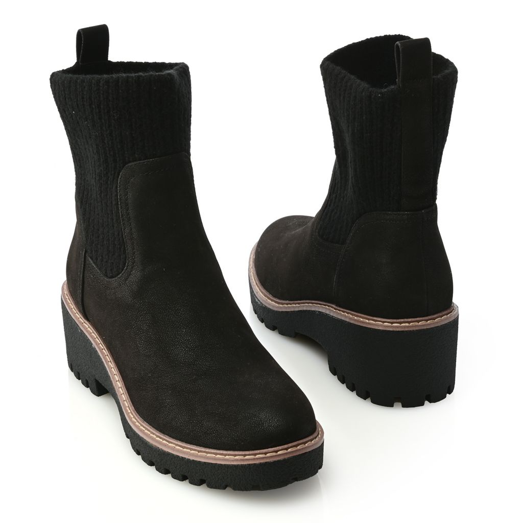 S474947-00003-00017 MIA Kara Sweater Knit Detailed Ankle Boots - Image 1