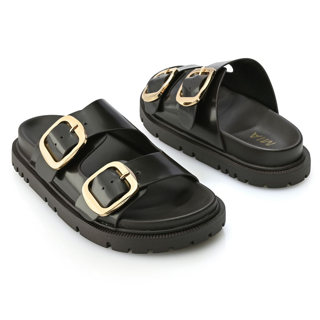 S475009-00007-00012 MIA Gen Dual Buckle Strapped Sandals - Image 1