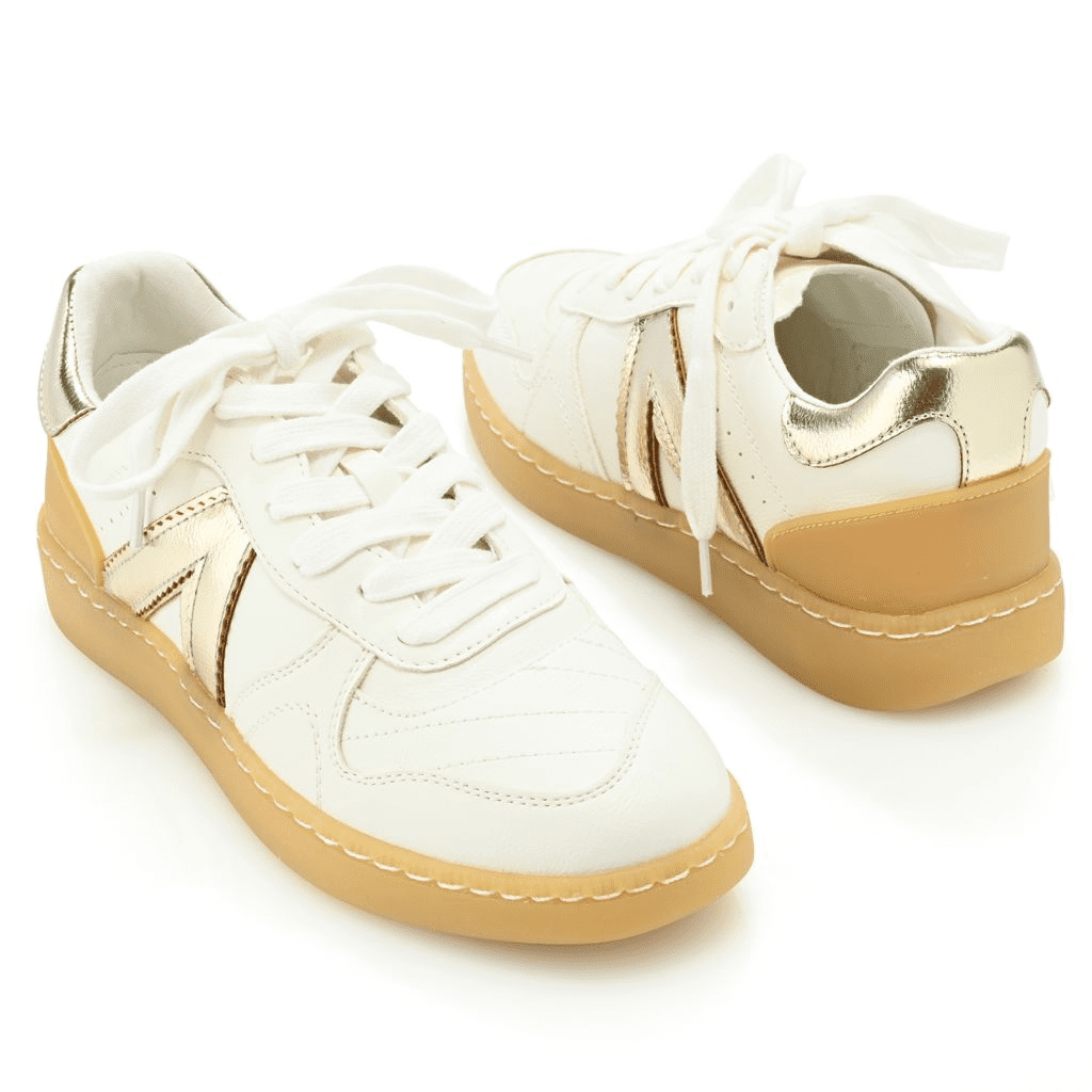 S475740-25534-00014 MIA Vesta Faux Leather Lace-up Sneakers - Image 1