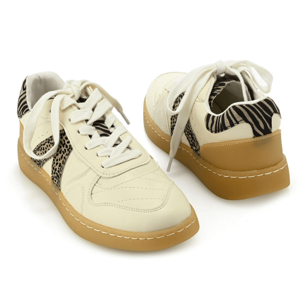 S475740-26910-00016 MIA Vesta Faux Leather Lace-up Sneakers - Image 1
