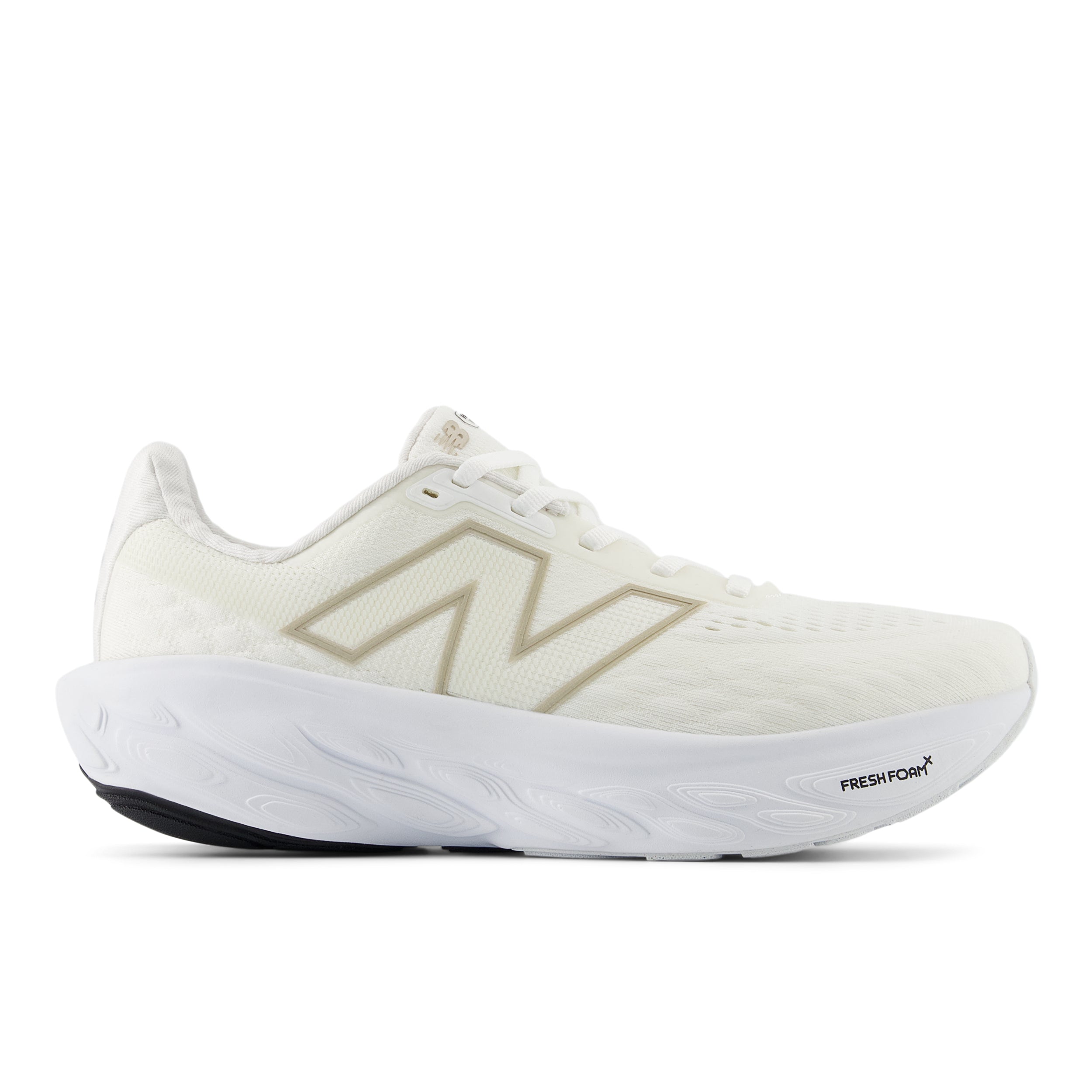 W1080W14_2 Women's Fresh Foam X 1080 v14 (W - White/Light Gold Metallic/Sea Salt) - Image 1
