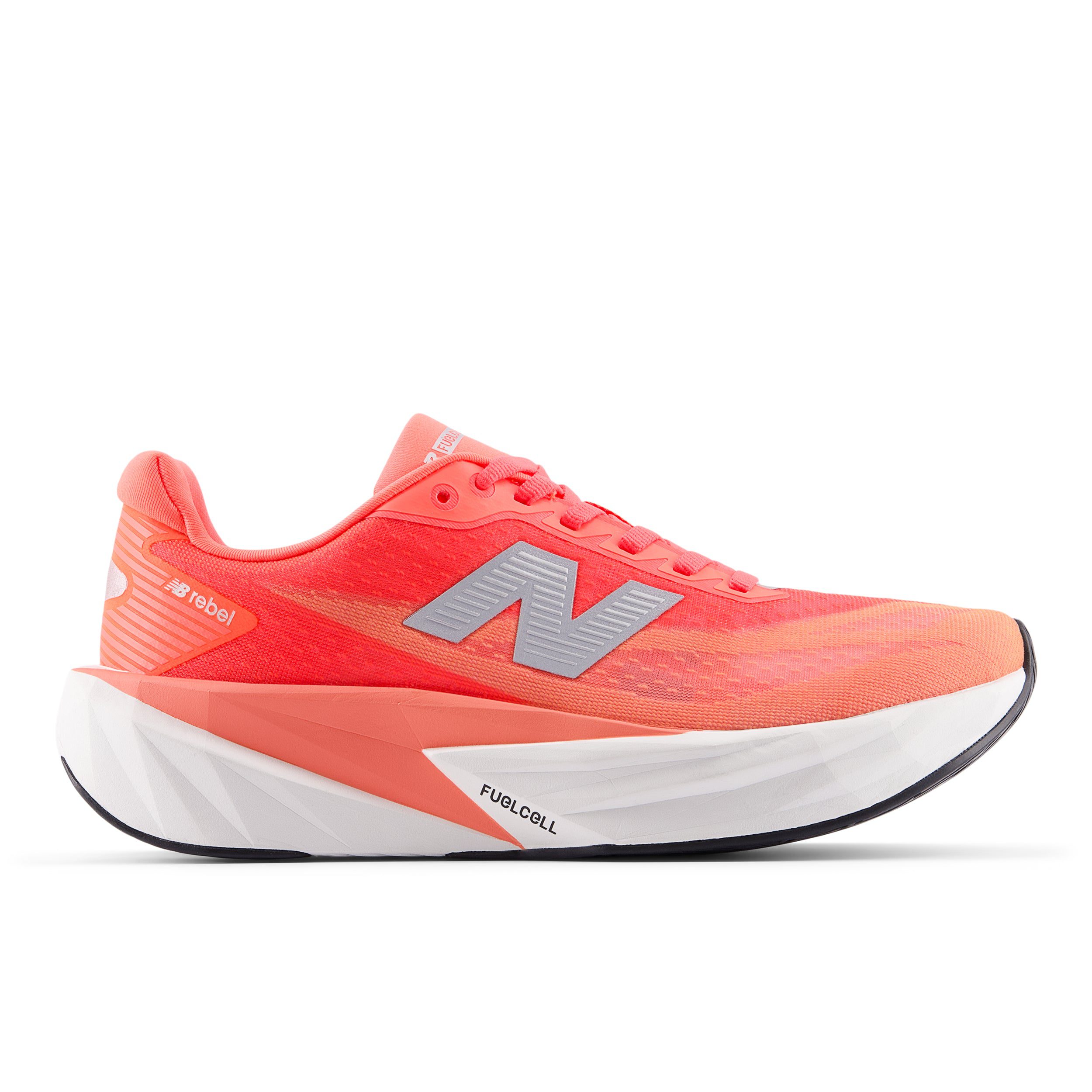 WFCXL5A_2-1 Women's FuelCell Rebel v5 (L5A- Urgent Red/White/Silver Metallic) - Image 1