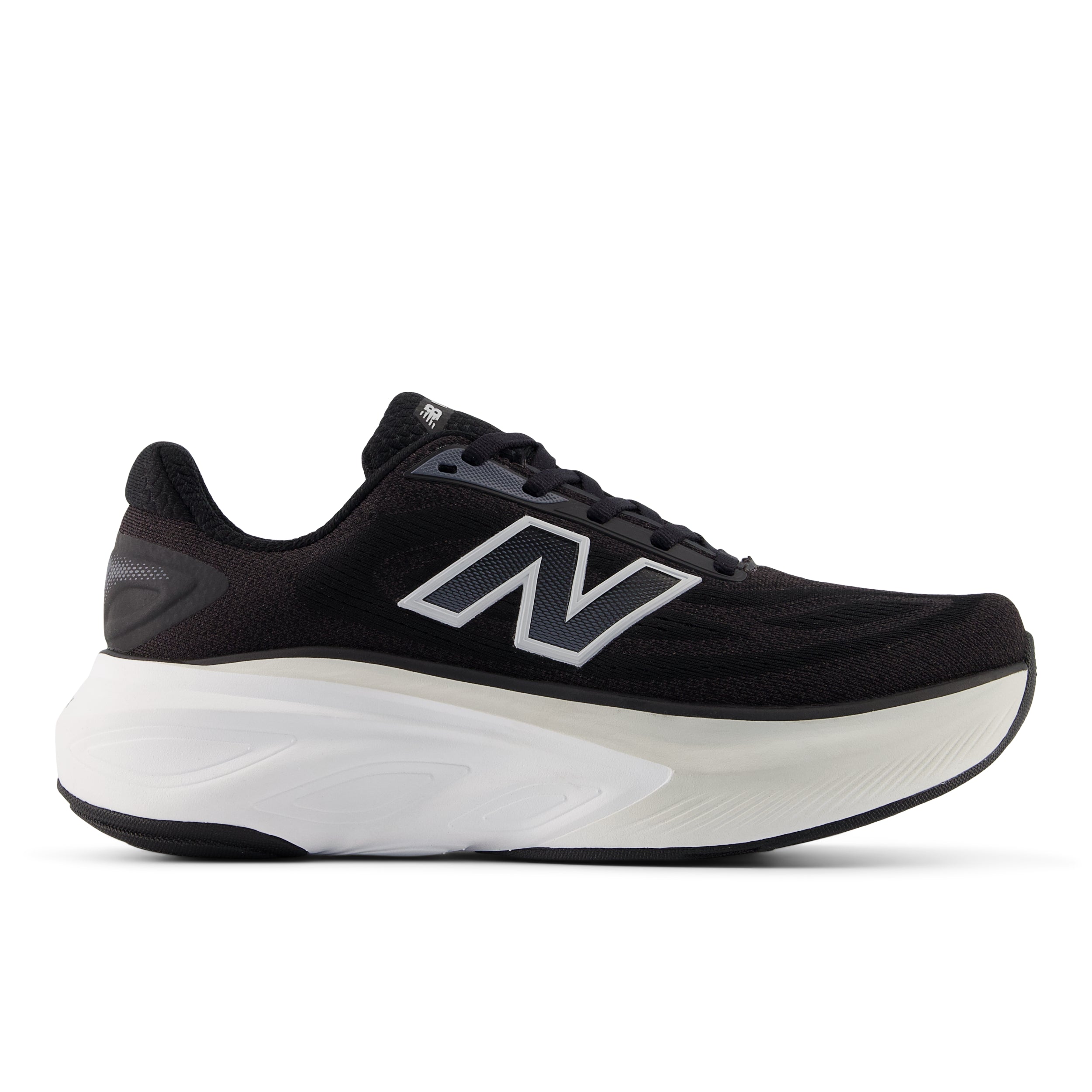 WMORGR6_2-1 Women's Fresh Foam X More v6 (GR - Black/Grey Matter/Castlerock) - Image 1
