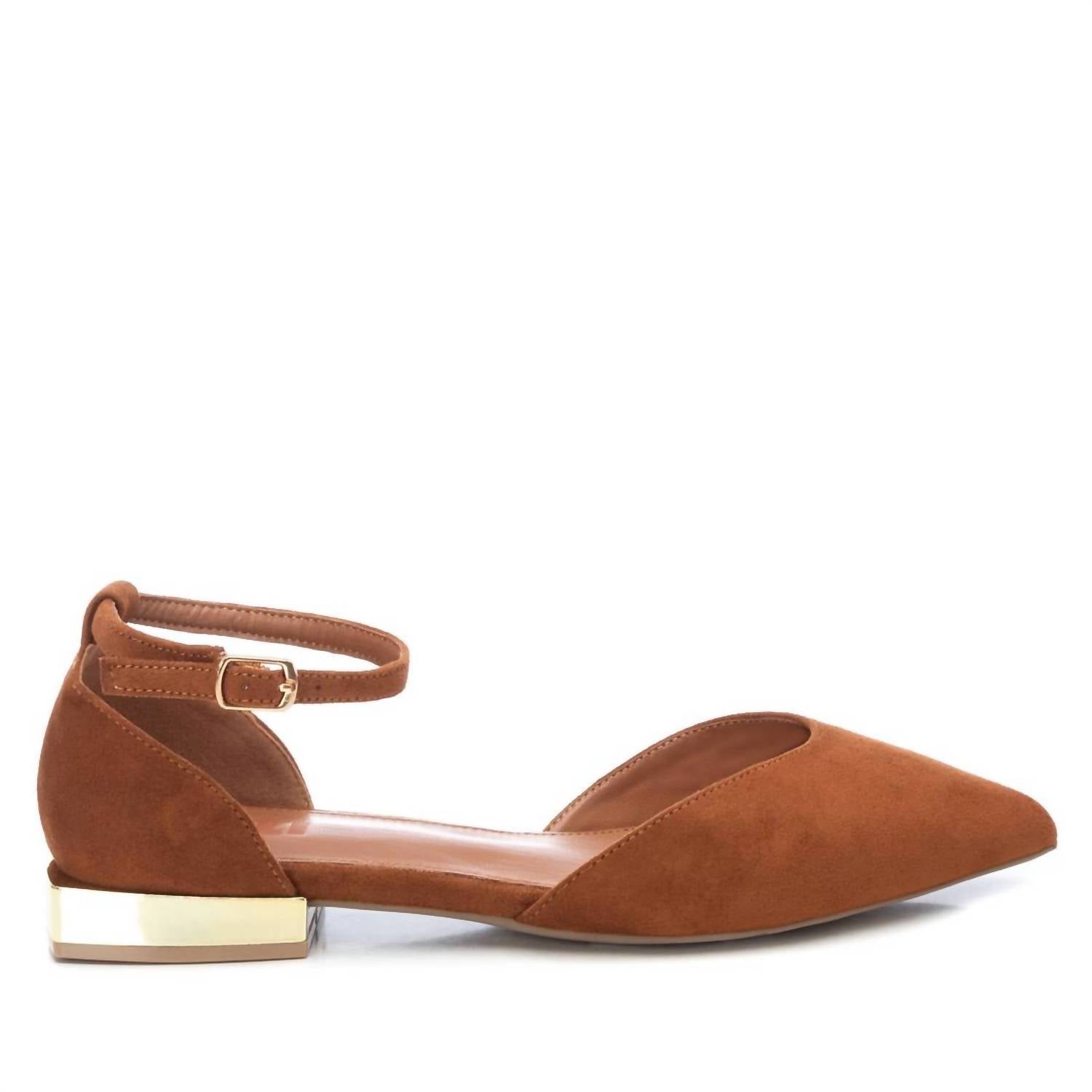 a2d5818b-a24a-4f5a-ae73-05abe0a6027e-upscale_15k-1500x1500-70 Xti - Women's Suede Pointy Toe Ballet Flats - Image 1