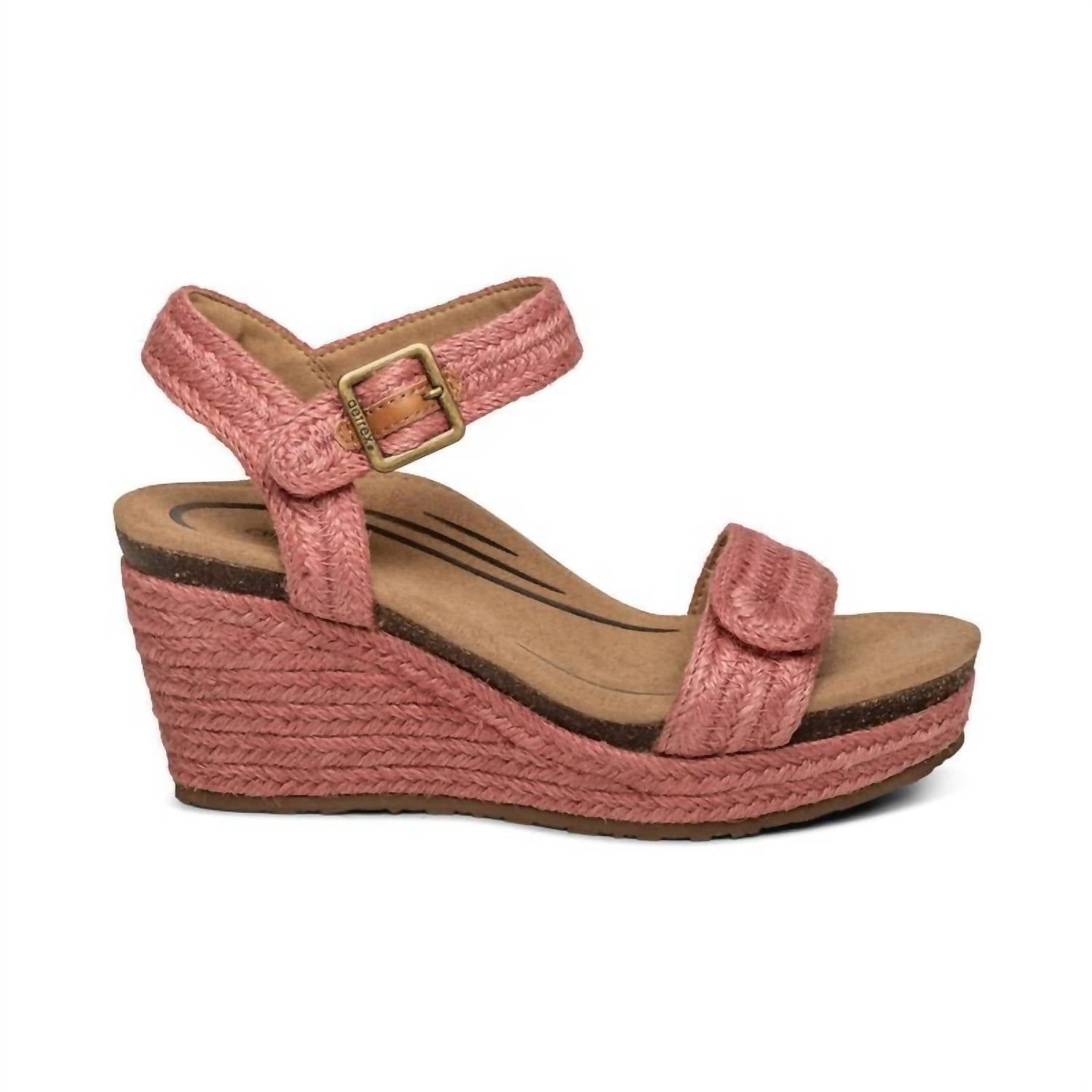 a313fac6-86cc-4d5e-9235-1f3563818b32-upscale_15k-1500x1500-70 Aetrex - Women's Sydney Wedge Sandals - Image 1