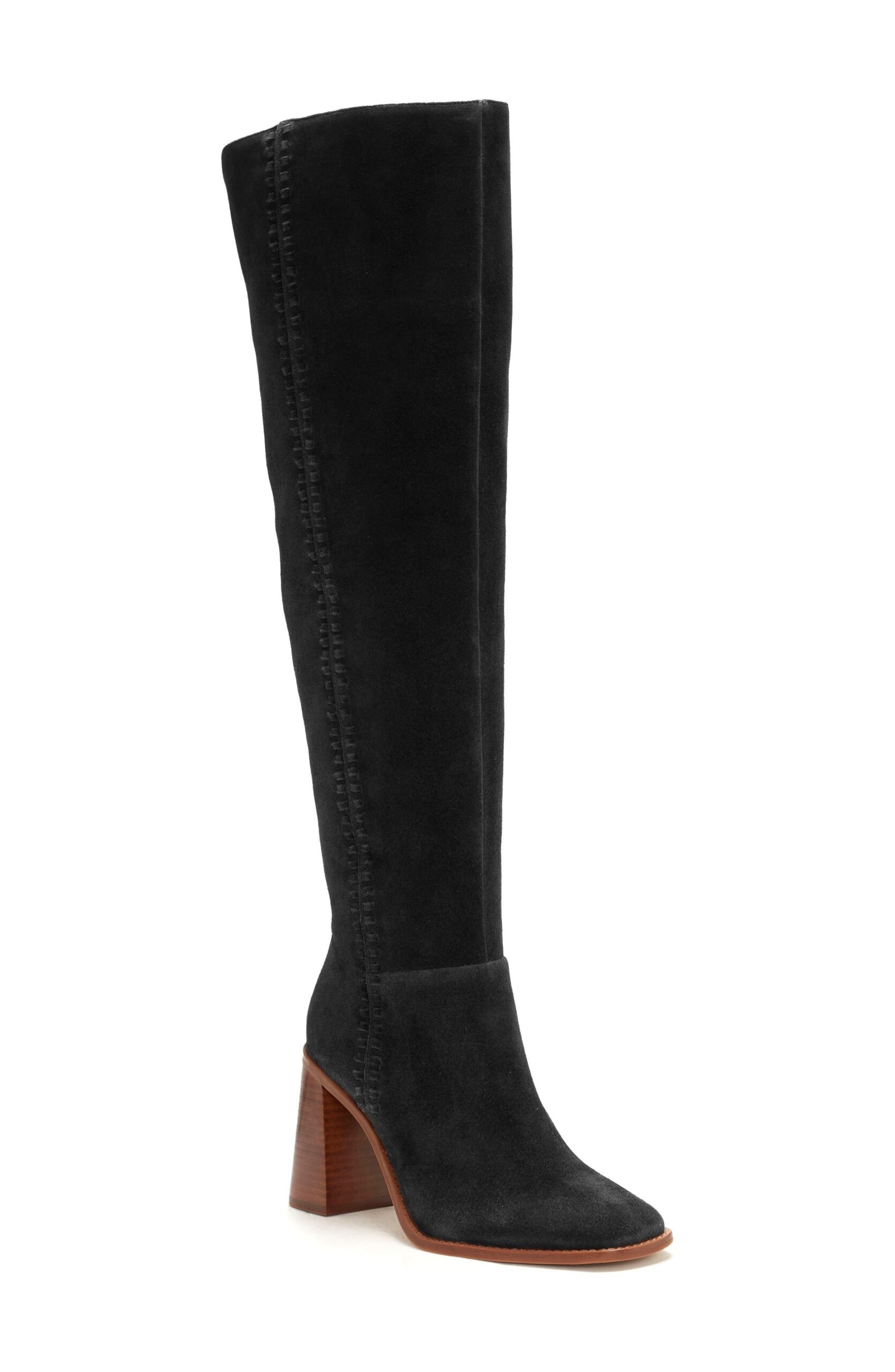 a3957329-e204-4442-be25-80f64c9a239a Vince Camuto Englea Over the Knee Boot in Black (No Box), Size 5.5 - Image 1