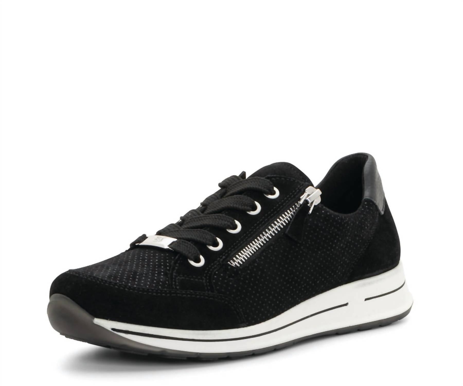 a3fc4f22-d326-415c-9d2d-0062b94c3bd4-upscale_15k-1500x1500-70 Ara - Women Oleanna Zip Sneaker - Image 1