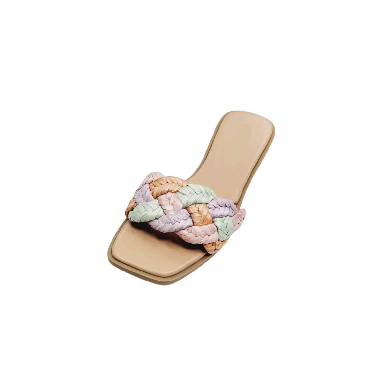 a401554e-9023-47a0-af14-5a21d9b3486c-upscale_15k-1500x1500-70 Ccocci - Women's Living The Good Life Raffia Sandal - Image 1