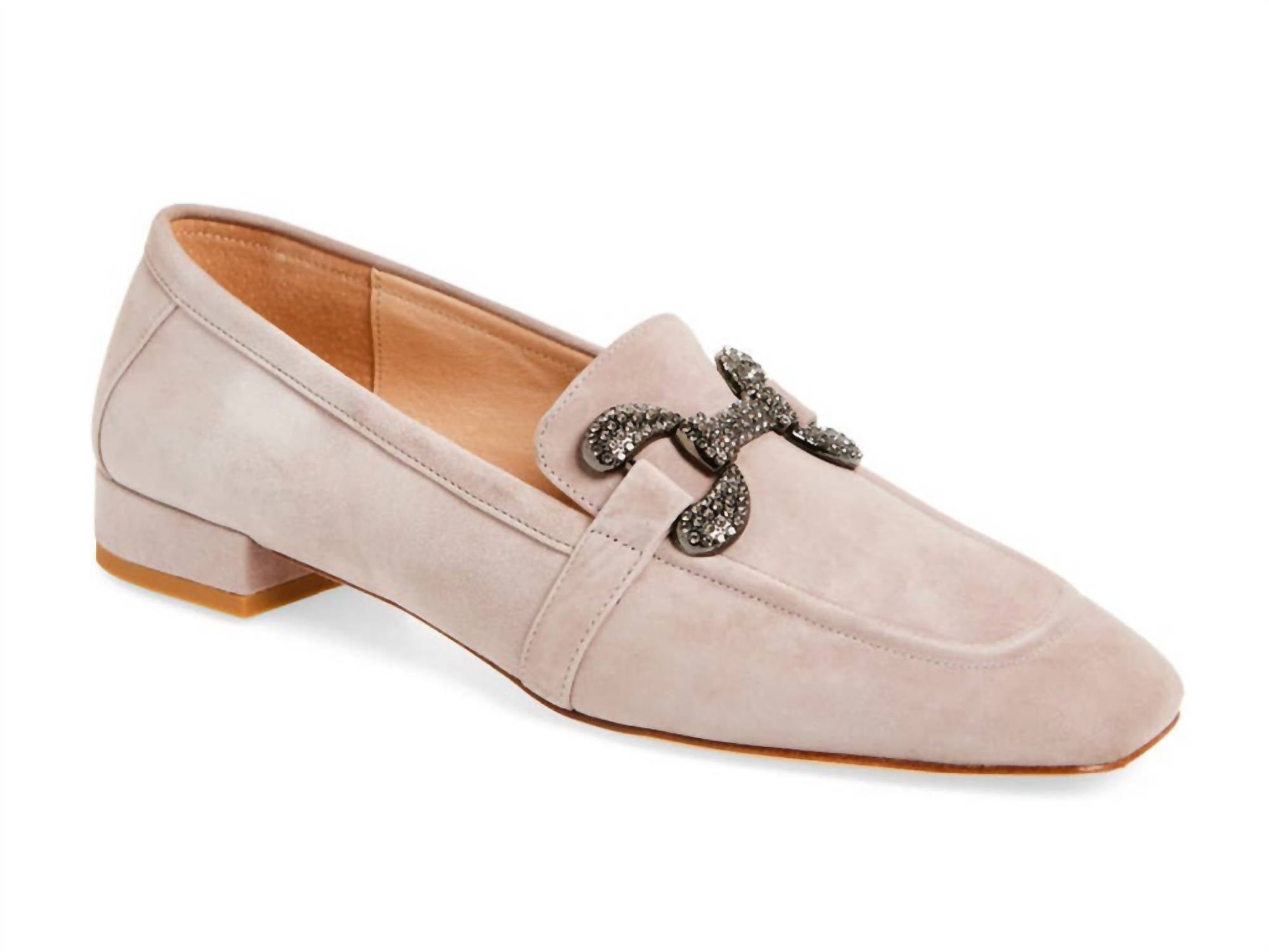 a43c78ed-e34f-4063-9af9-46f412bc20c6-upscale_15k-1500x1500-70 Koko + Palenki - Women's Sage Suede Loafer - Image 1