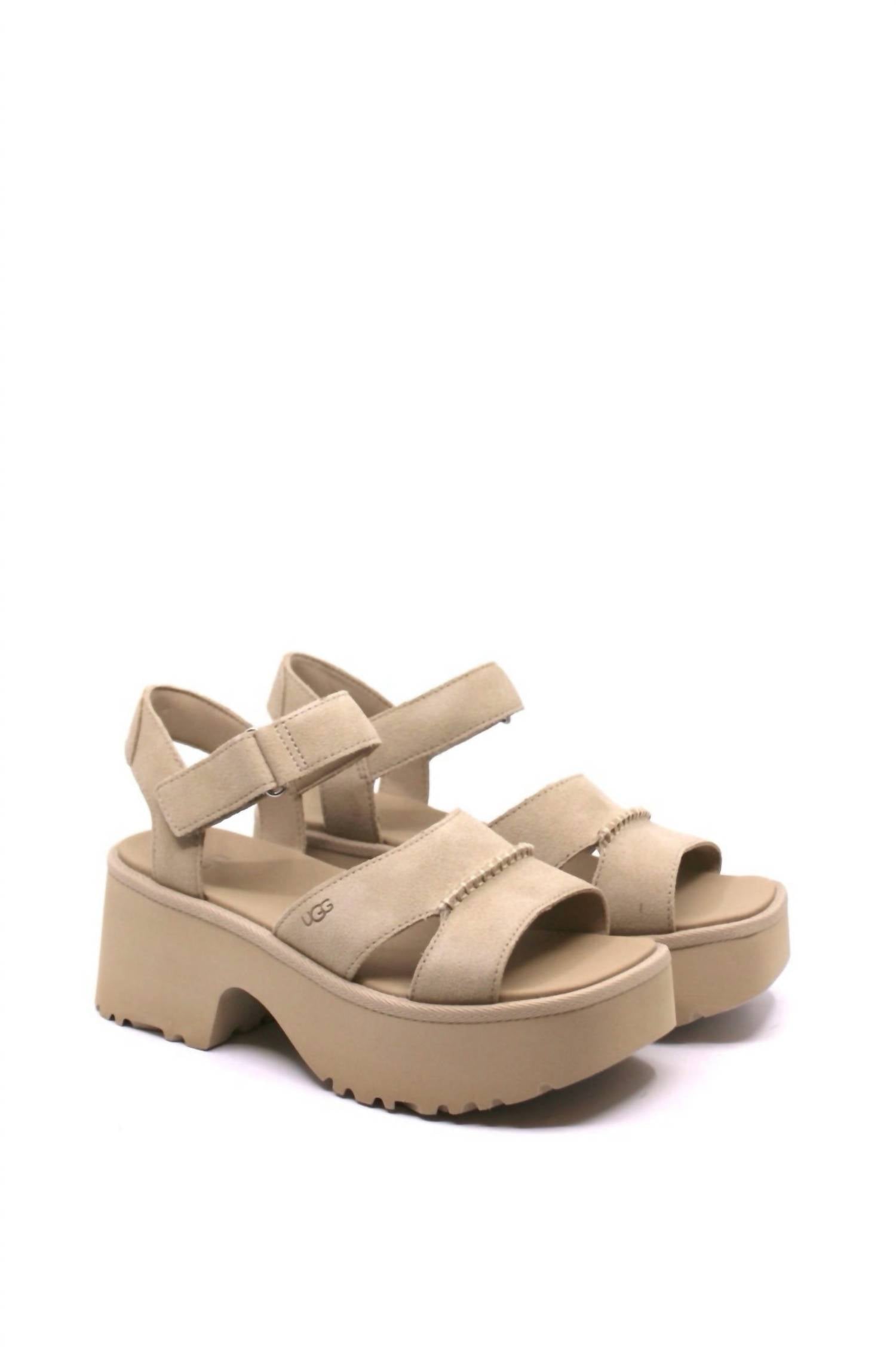 a50d03a7-26b1-4587-bc26-b90562a7e51d-upscale_15k-1500x1500-70 Ugg - Women's New Heights Ankle Strap Sandal - Image 1
