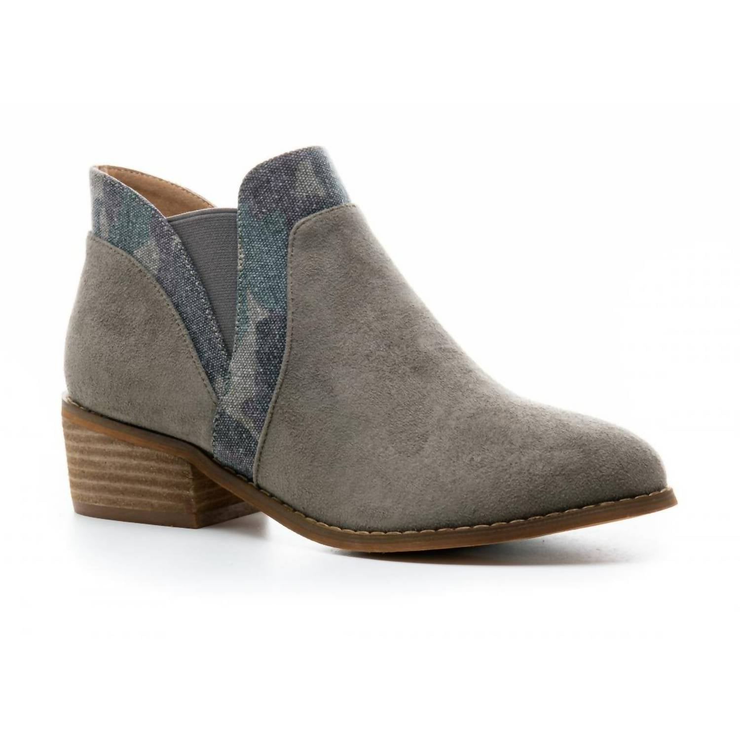 aada8316-3924-491c-bd60-3efe6c650b6f-upscale_15k-1500x1500-70 Corkys Footwear - Women's Crisp Slip-on Sueded Ankle Booties - Image 1
