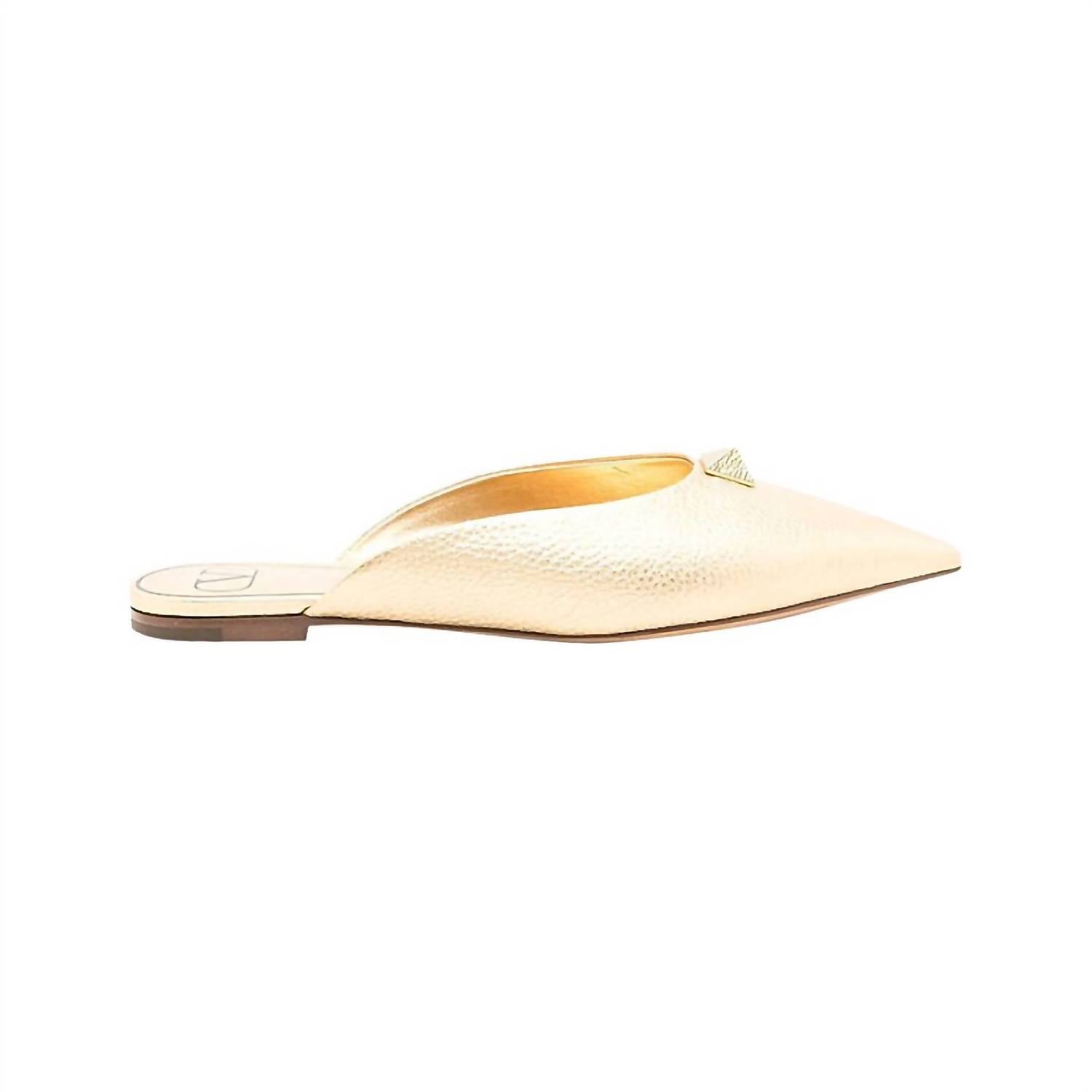 b0ed3f84-90a8-490c-92b4-3ab6a0ccde2f-upscale_15k-1500x1500-70 Valentino Garavani - Women's Roman Stud Metallic Mules - Image 1