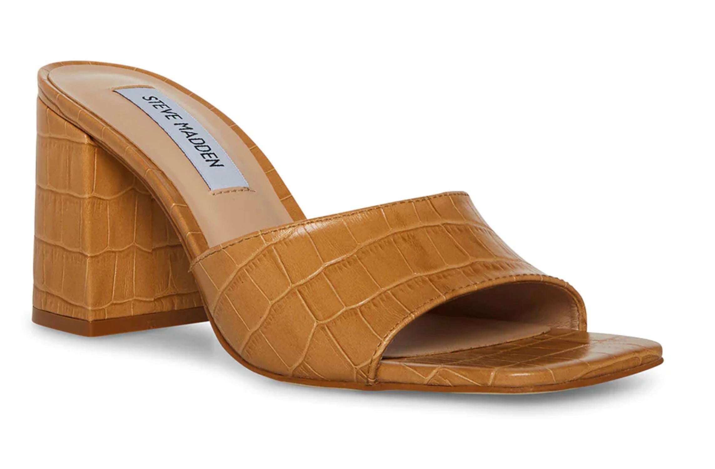 b7d26779-3cad-49b1-bc1d-eb1b4288c077-upscale_15k-1500x1500-1 Steve Madden - Women's Square Toe Crocodile Block Heel - Image 1