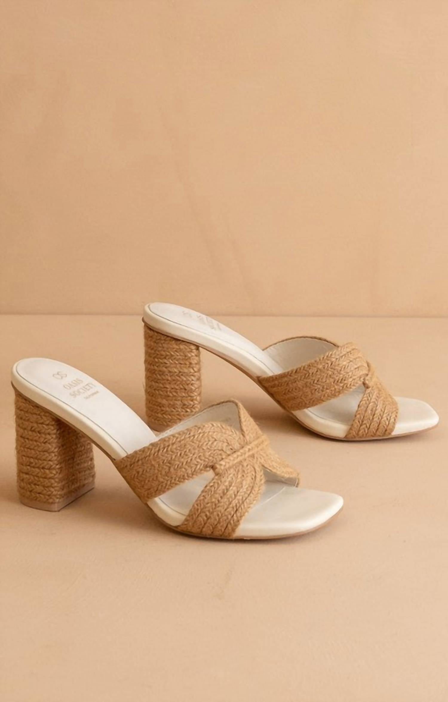 b8304056-f177-4bea-bc5e-c6ecdb489c9f-upscale_15k-1500x1500-70 Oasis Society - Women's Santiago Raffia Block Heels - Image 1