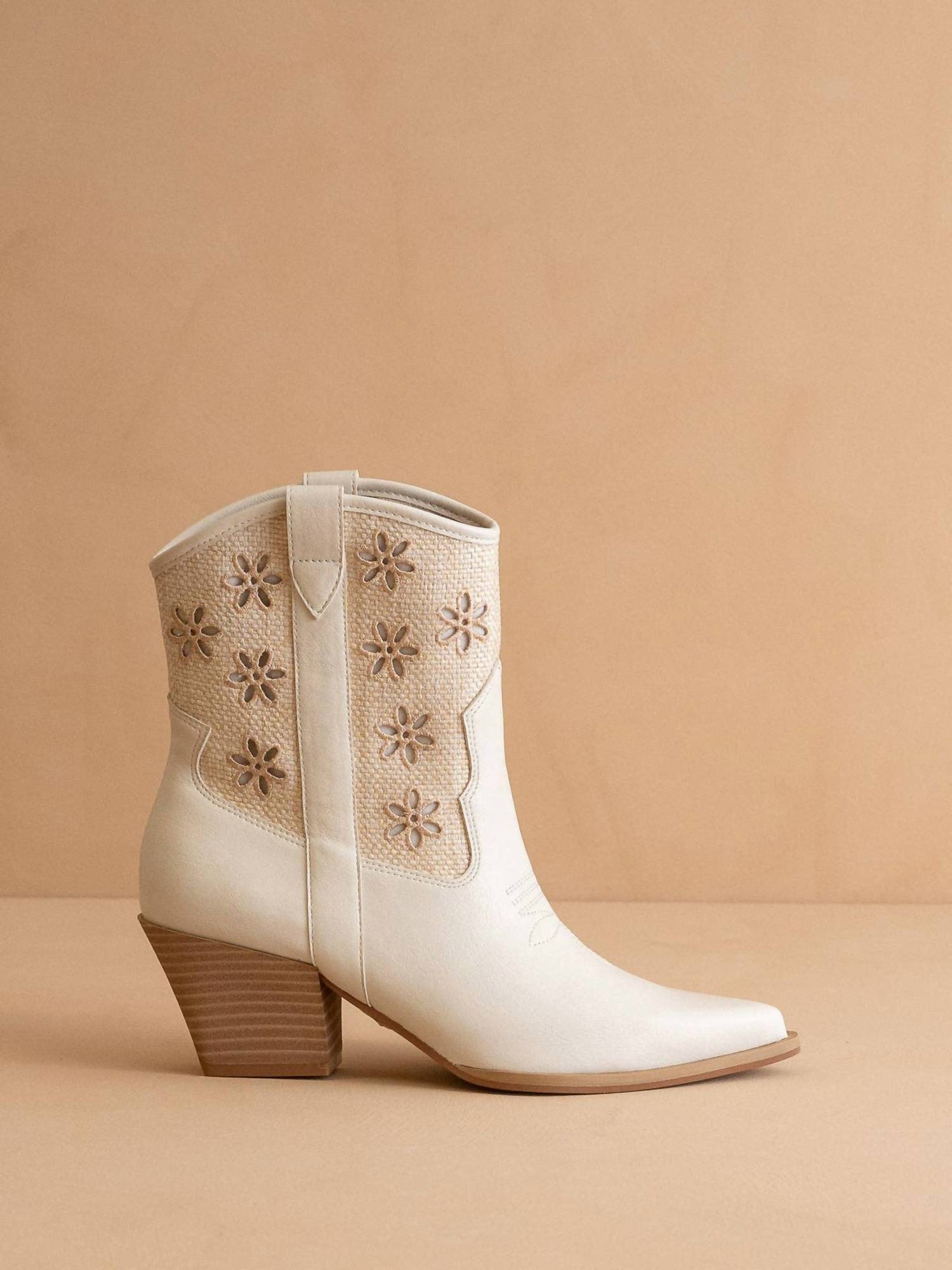 c47754bb-d0b2-43b9-9a67-bd8ec78c4692-upscale_15k-1500x1500-70 Oasis Society - Della Floral Cutout Detail Cowboy Boots - Image 1