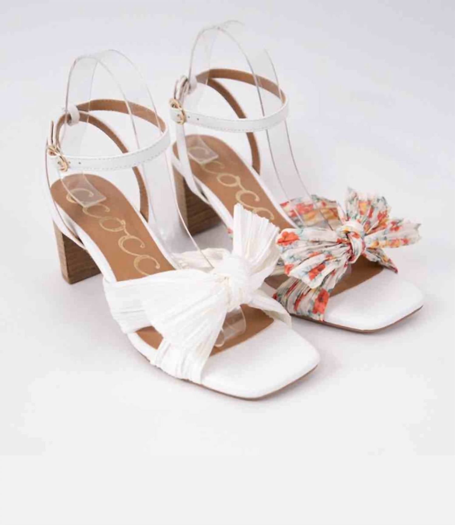c7aaf921-a875-4f38-bcbd-10ce97711ed6-upscale_15k-1500x1500-70 Ccocci - Women's Cara Floral Heel - Image 1