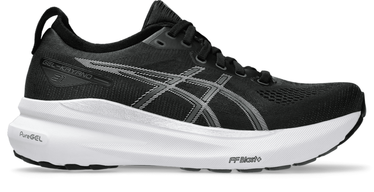 cq5dam-59.web_.1280.1280_b6a05bfb-3573-43bc-8c06-38108ad89569 Women's GEL-Kayano 31 WIDE (002 - Black/Pure Silver) - Image 1
