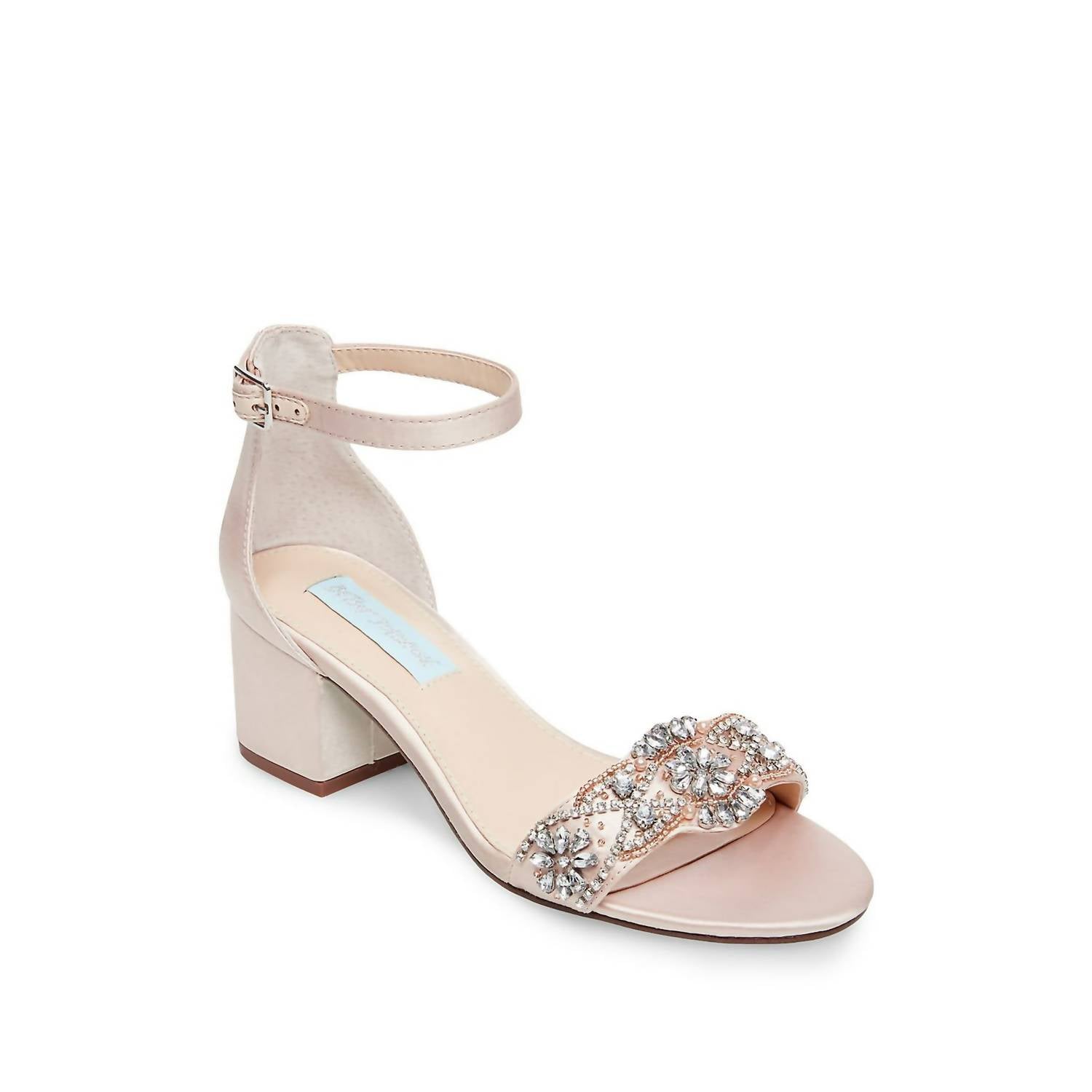 d0f37fdd-bc68-4246-992c-6932fe8e2717-upscale_15k-1500x1500-70 Betsey Johnson - Women's Mel Block Heel Crystal Dress Sandal - Image 1