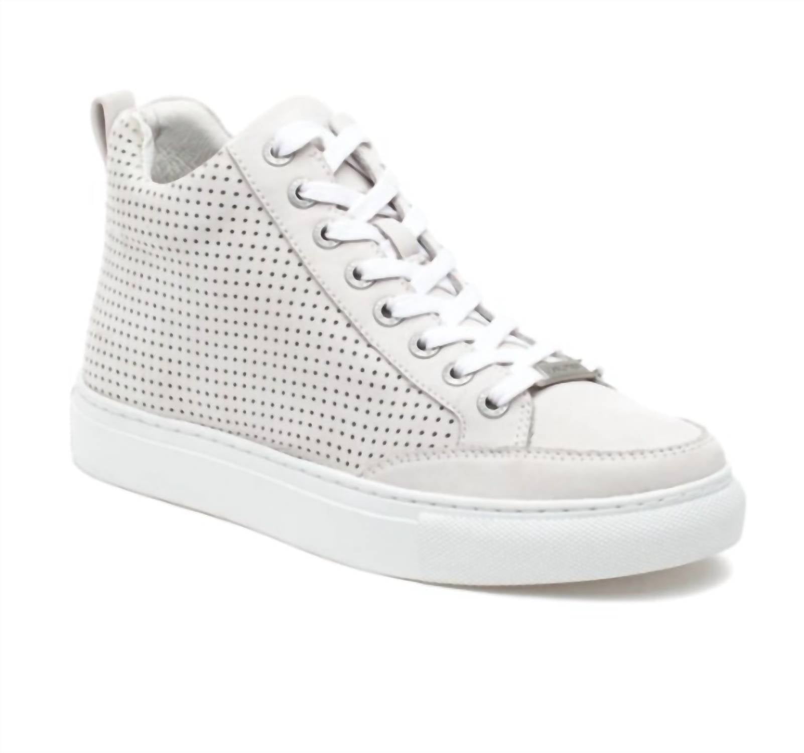 d2225c32-d17c-409c-bc3d-de0a8ad96e68-upscale_15k-1500x1500-70 J/Slides - Ludlow Perforated Leather High Top Sneaker - Image 1
