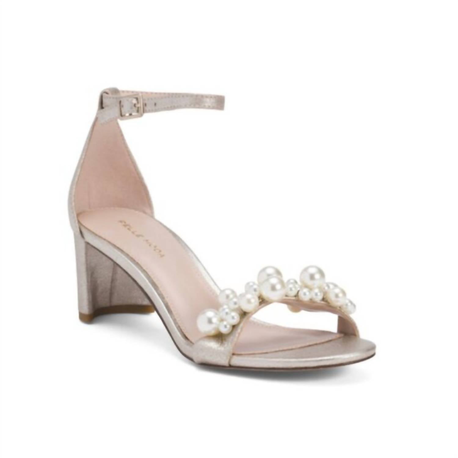 d3fb8c6e-a1f0-4516-ba99-fd49b169370a-upscale_15k-1500x1500-70 Pelle Moda - Women's Vacie Imitation Pearl Sandal - Image 1