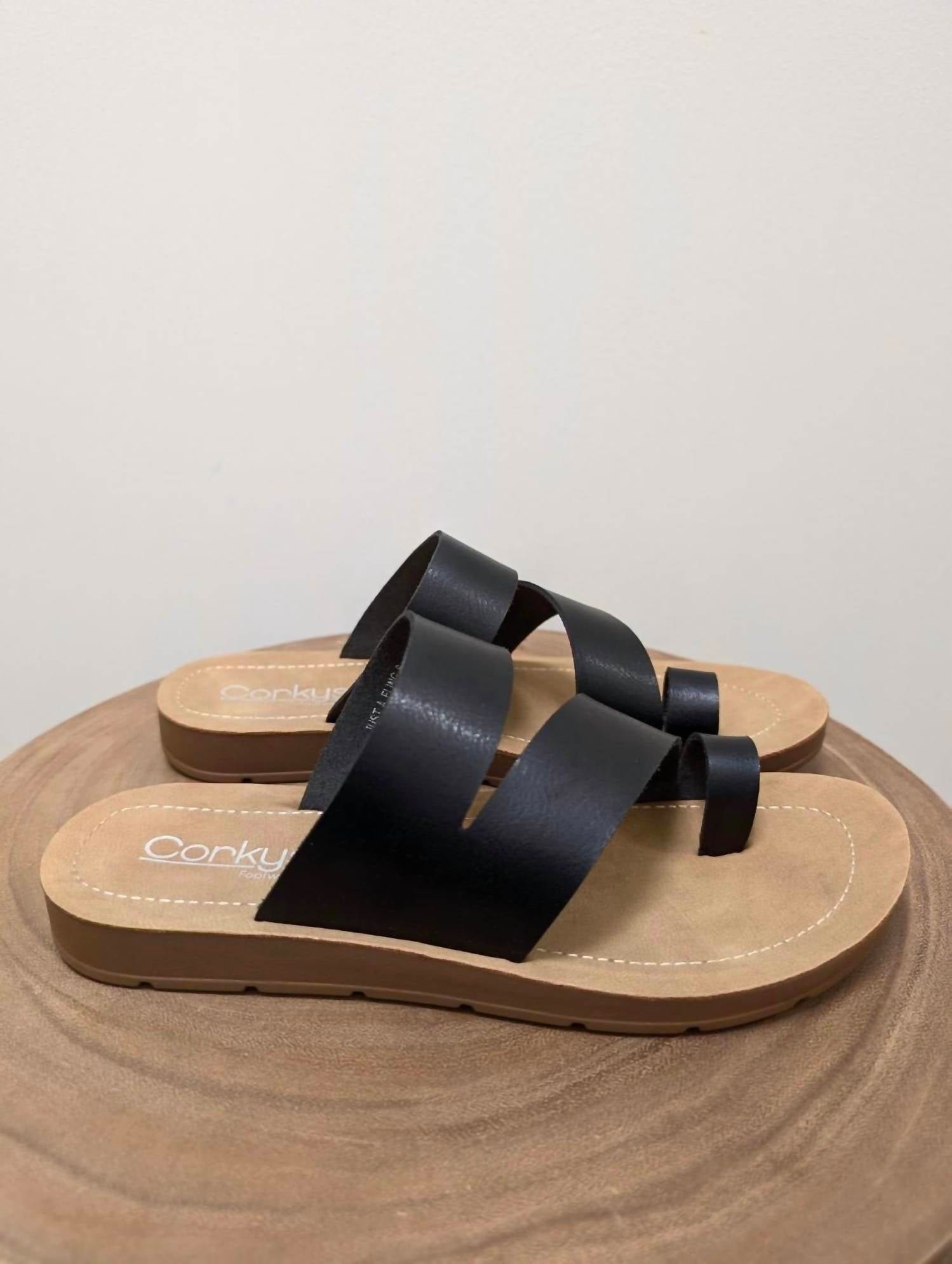 d448d826-5295-4c6f-a781-0eb6ddf2020e-upscale_15k-1500x1500-70 Corkys Footwear - Just a Fling Black - Image 1