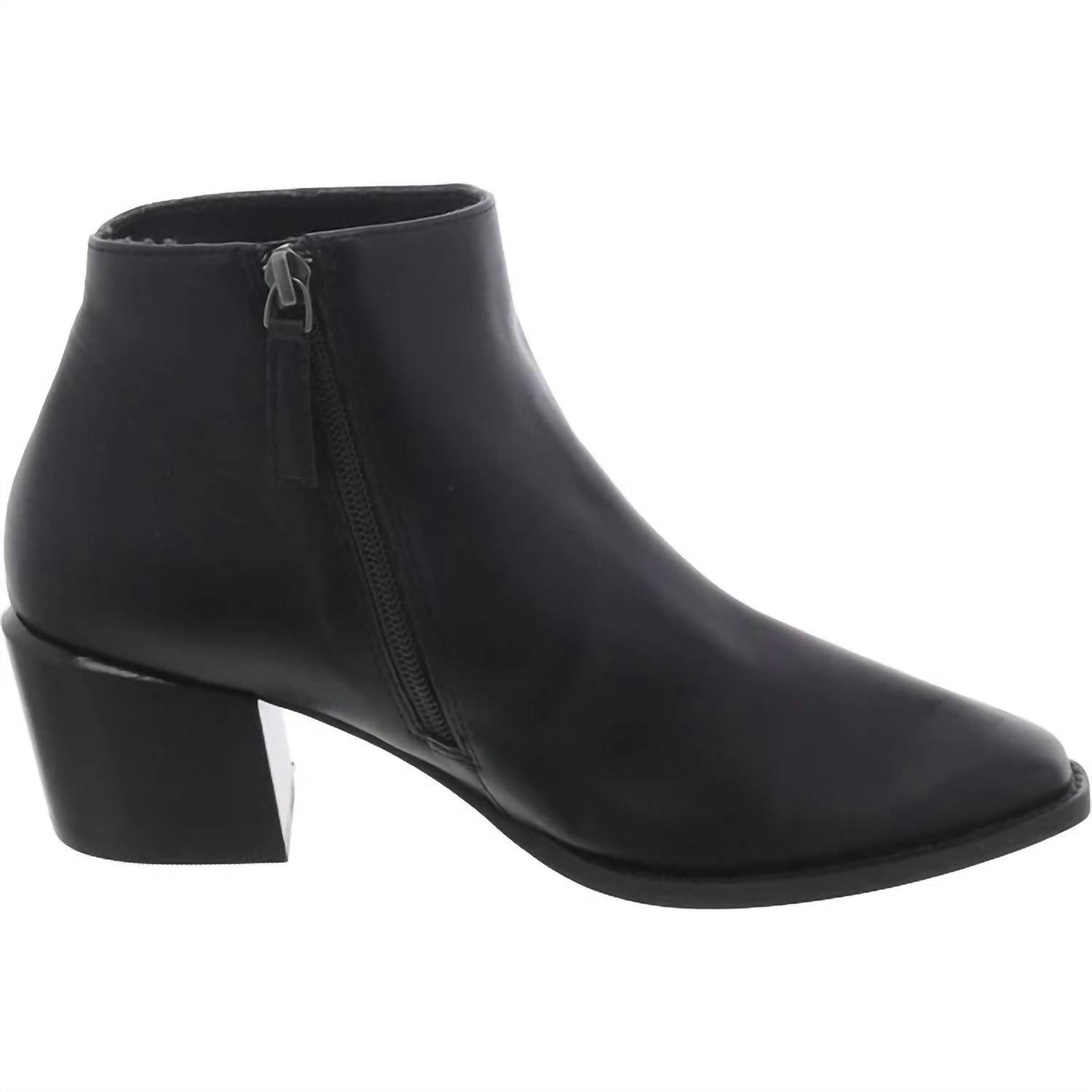 d47eb60c-124a-4119-af7b-ea55d6750c1e-upscale_15k-1500x1500-70 Linea Paolo - Women's Faux Leather Block Heel Ankle Boots - Image 1