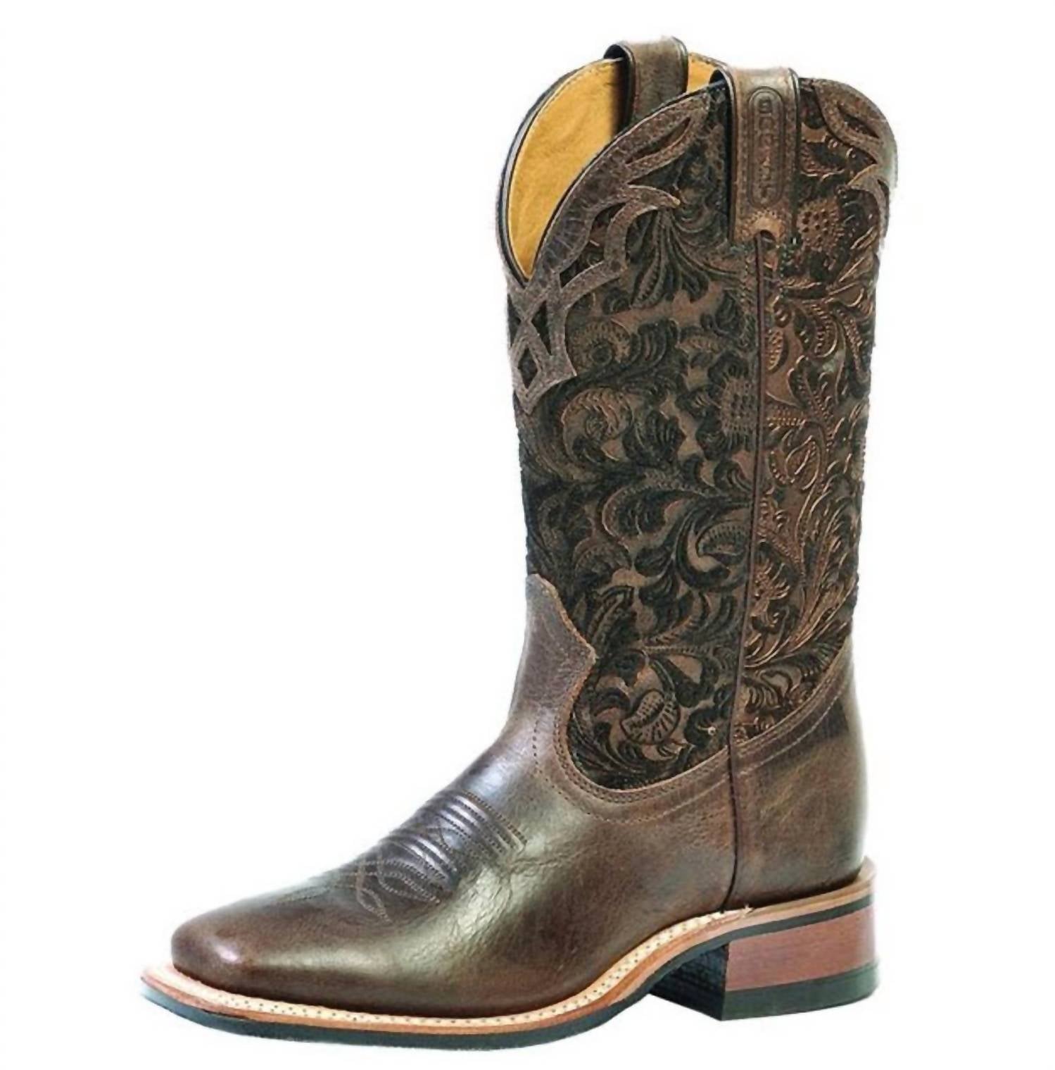 d4f7547f-29a6-45e7-ada6-cd364fc2d1ec-upscale_15k-1500x1500-70 Boulet Boots - Women's Tooled Flock Boot - Image 1