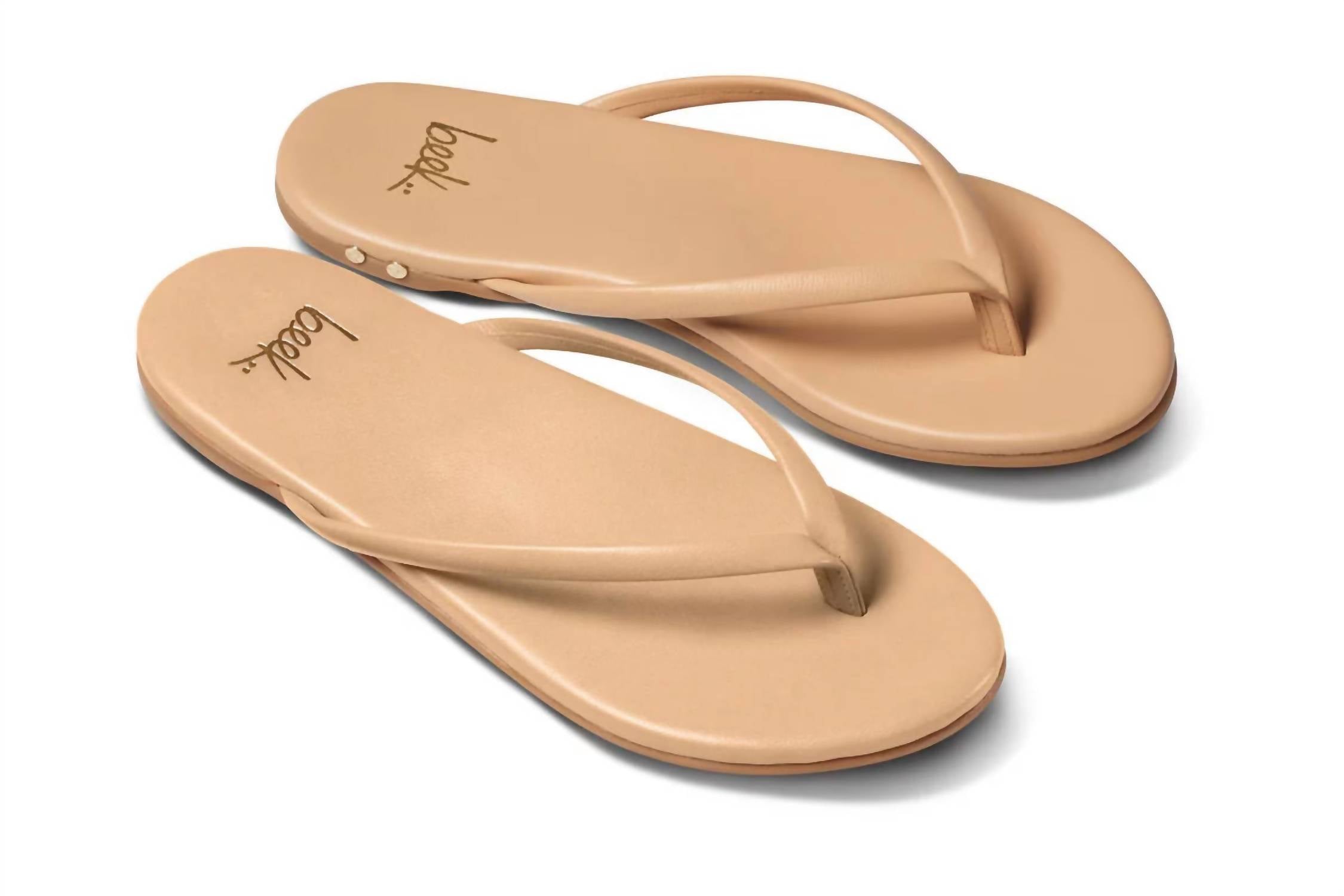 def514d8-aaa0-469d-857b-730c4d54ae42-upscale_15k-1500x1500-1 Beek - Women's Sunbeam Leather Flip Flop Sandal - Image 1