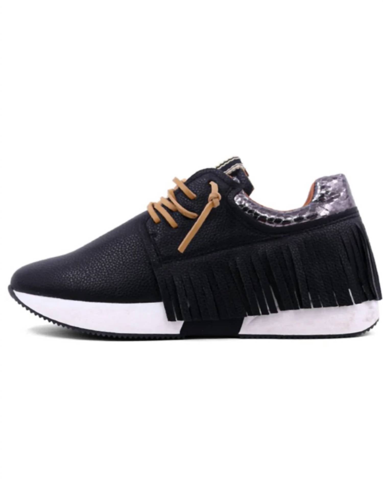dfda05dd-2f69-4278-b429-8db831383292-upscale_15k-1500x1500-70 Cowgirl Vogue - Women's Fringe Sneaker - Image 1