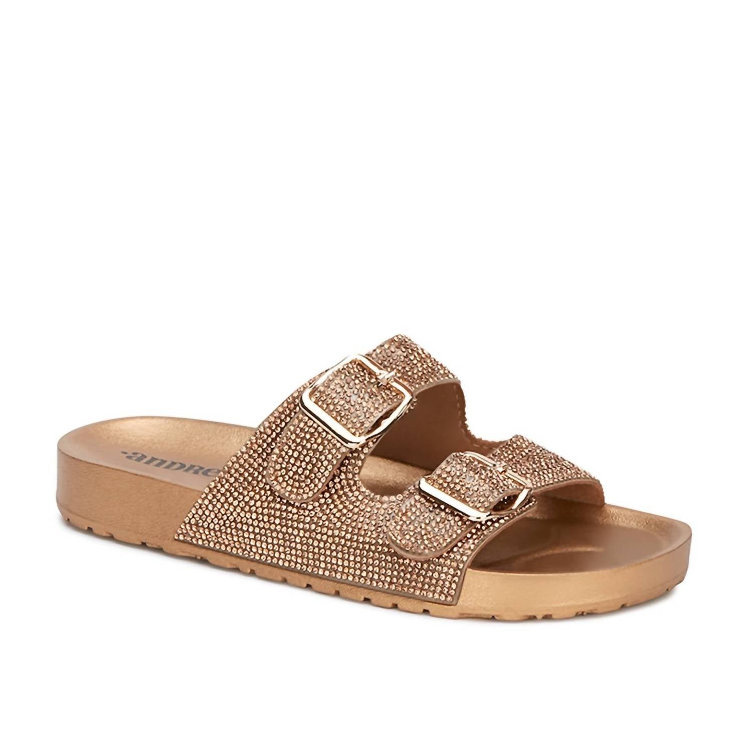 e061ff0f-5943-45a0-9650-58a388fc6a13-upscale_15k-1500x1500-70 Andrea - Women's Glamourous Footbed Rhinestones Sandals - Image 1