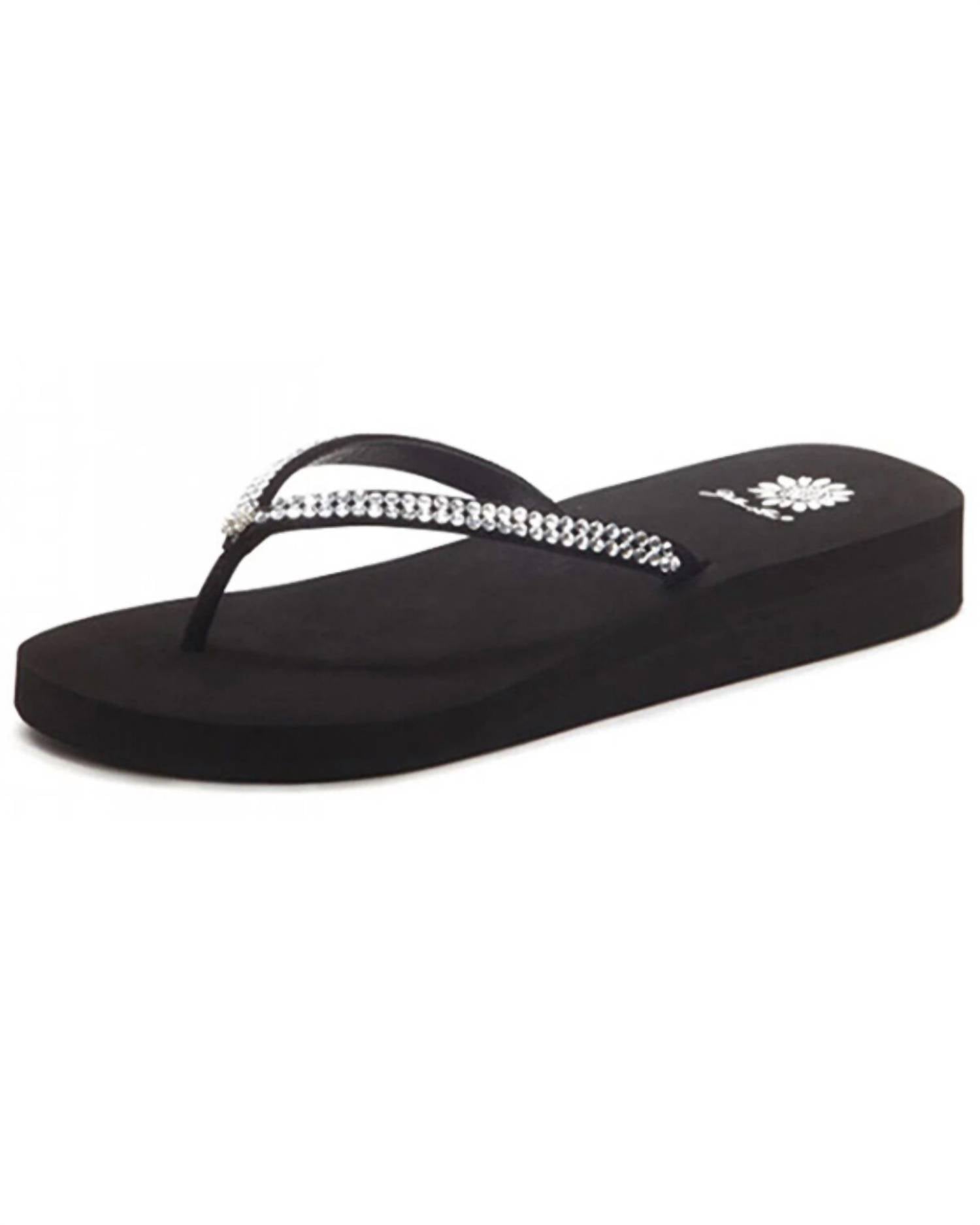 e3ad9723-19f4-4e01-b577-e6c0f1b24638-upscale_15k-1500x1500-70 Yellowbox - Women's Jello Rhinestone Sandals - Image 1