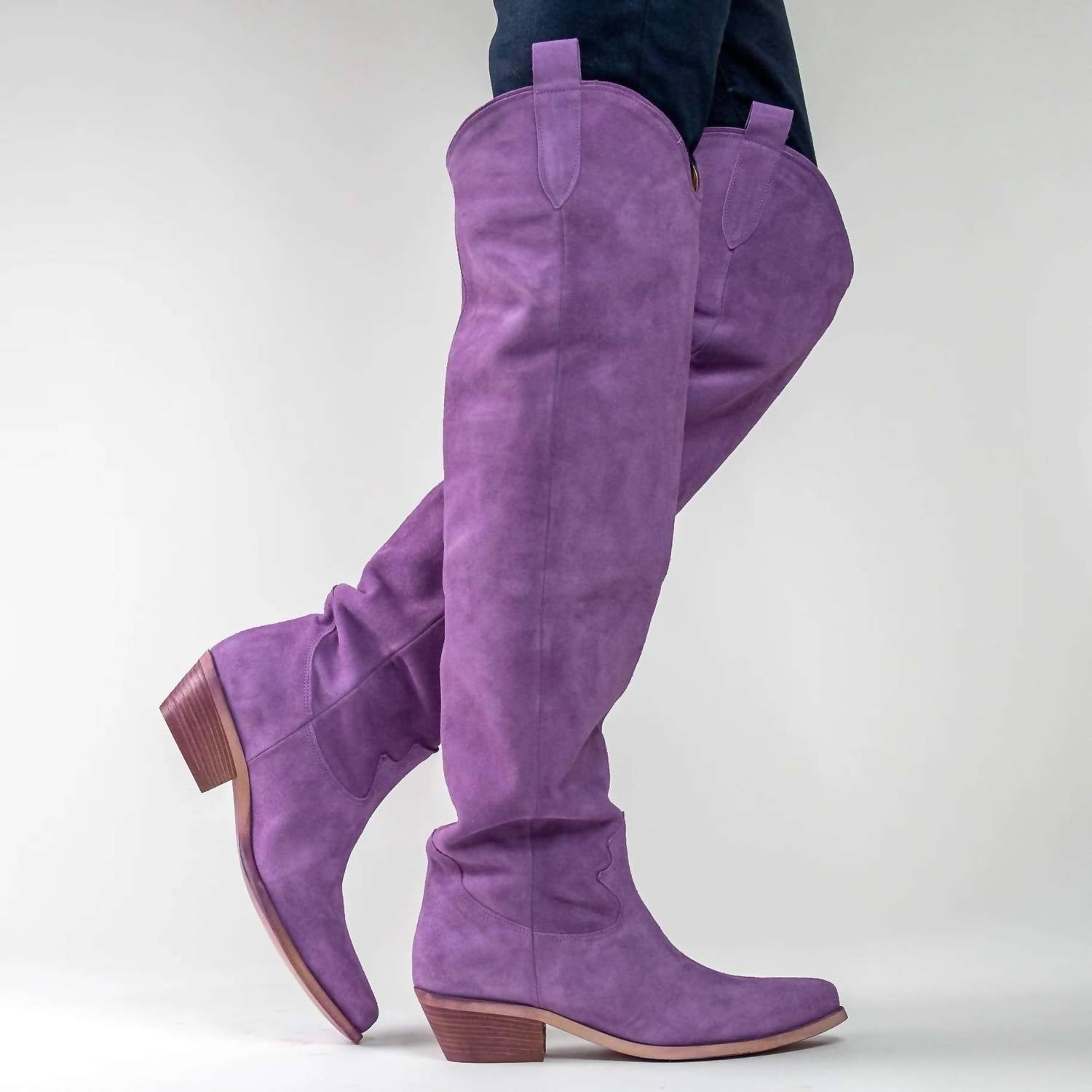 e7596f15-c5fc-4d47-b40e-2e0222b2f11a-upscale_15k-1500x1500-70 Cynthia Richard - Women's Laramie Suede Boot - Image 1