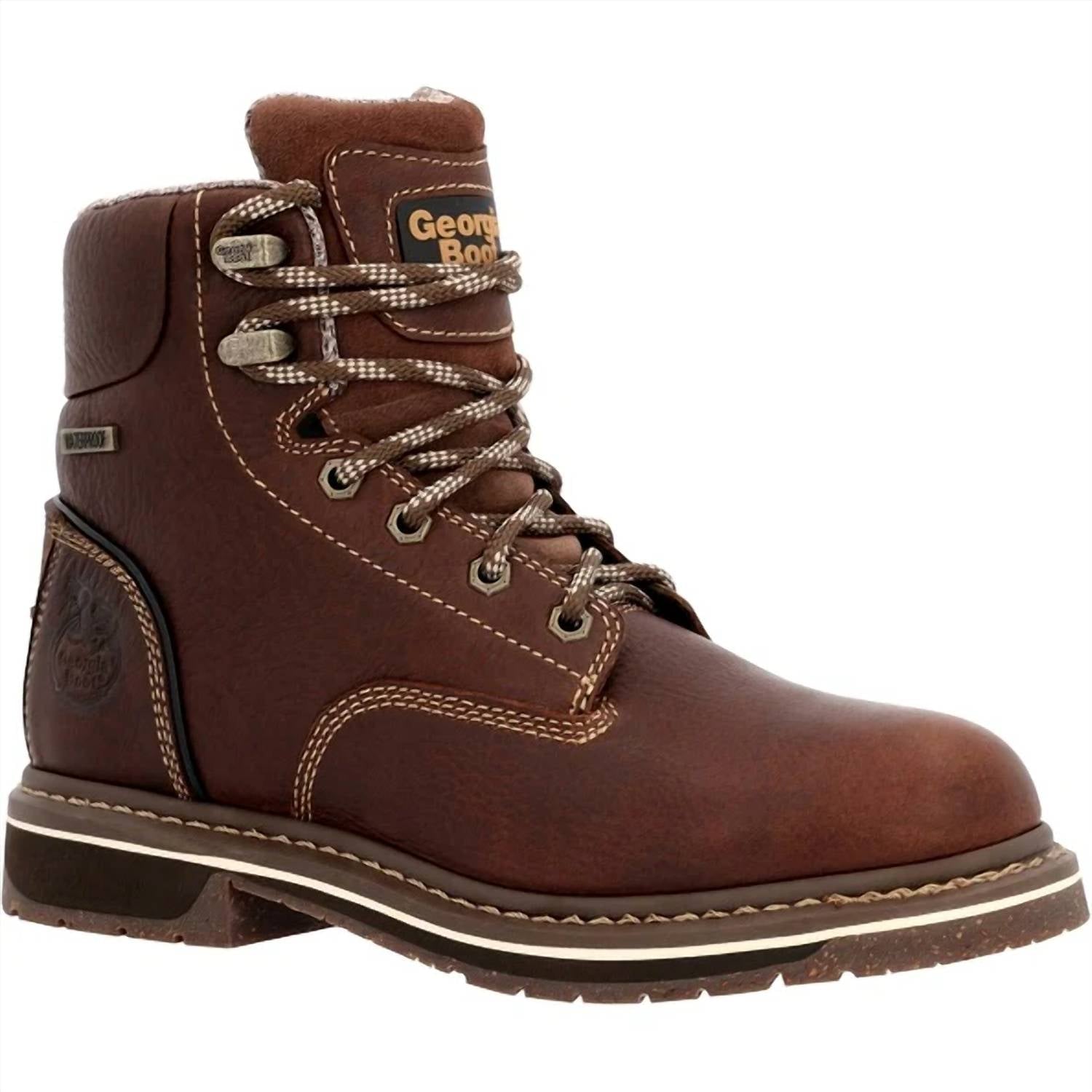 e7e1e0aa-bb31-41d8-bb74-8345cde078f3-upscale_15k-1500x1500-70 Georgia Boot - Women's Amp Lt Edge Waterproof Soft Toe Work Boot - Image 1