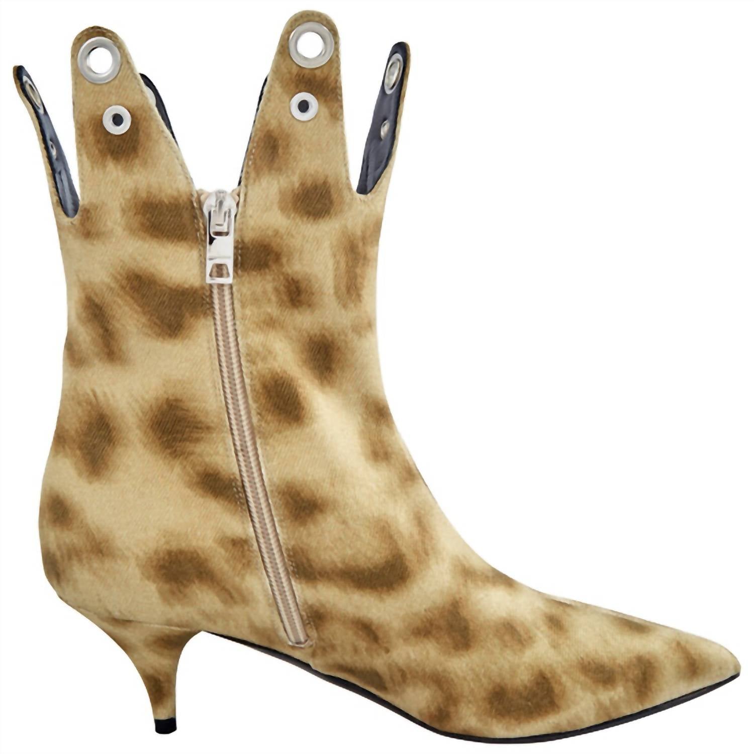 ea19c706-d1e1-4bf8-b14c-7c0ab934fb5f-upscale_15k-1500x1500-70 Burberry - Women's Jermaine Print Eyelet Ankle Boots - Image 1