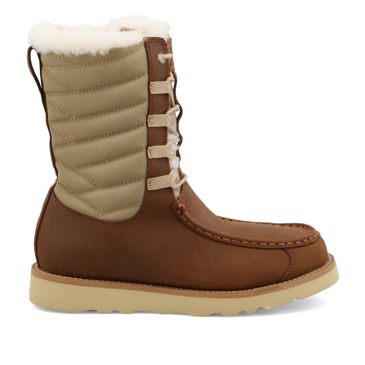 ea977946-a0ac-4dff-864f-ead2c9d1f2f7-upscale_15k-1500x1500-70 Twisted X - Women's 8 Wedge Sole Fleece Lined Boot - Image 1