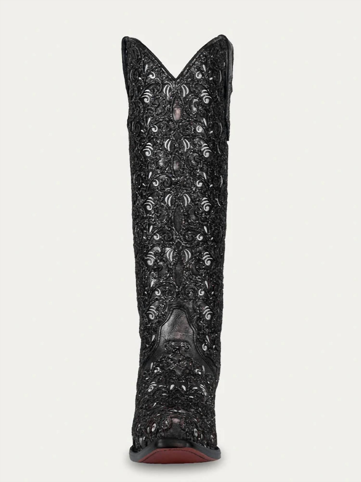 ee81e88b-b2b7-415e-9964-b12606e1c75a-upscale_15k-1500x1500-70 Corral - Women's Glitter Overlay Boots - Image 1