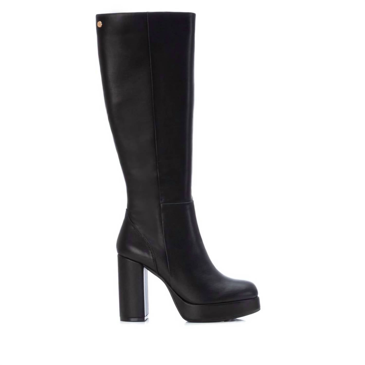 f241f9b7-111e-45cf-8653-74fbdf666a48-upscale_15k-1500x1500-70 Xti - Women's Leather Lateral Zip Boots - Image 1