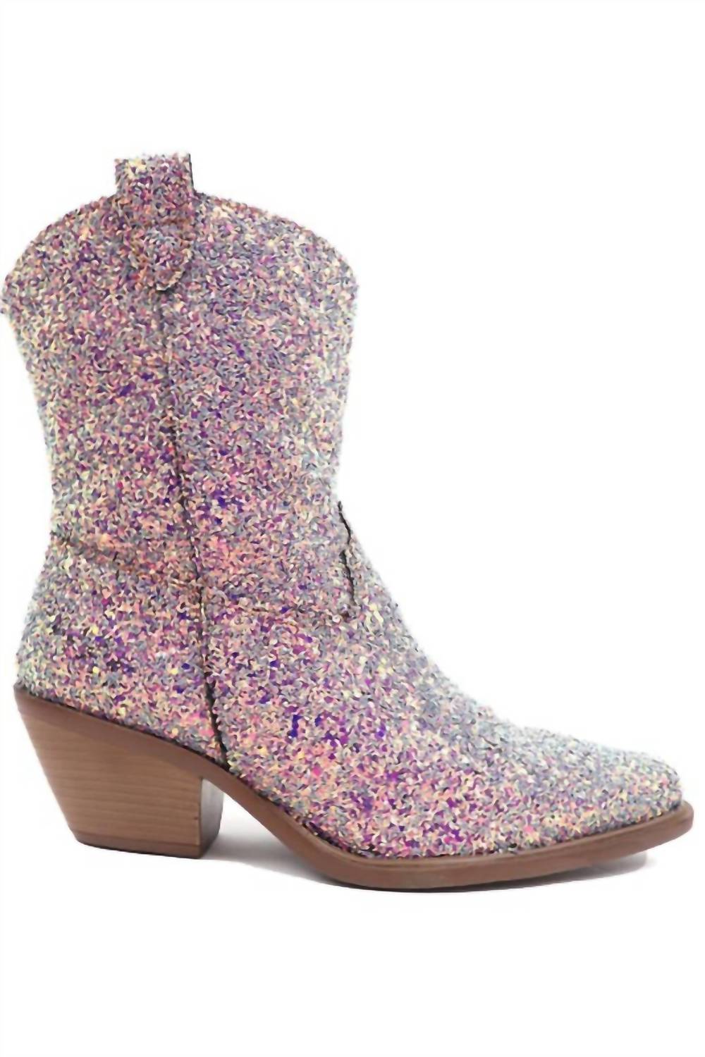 f31c4b70-febe-4daa-9868-0ef5fa5c8301-upscale_15k-1500x1500-70 Old Cutler - Women's Mermaid Glitter Western Boots With Classic Cowboy Heel - Image 1