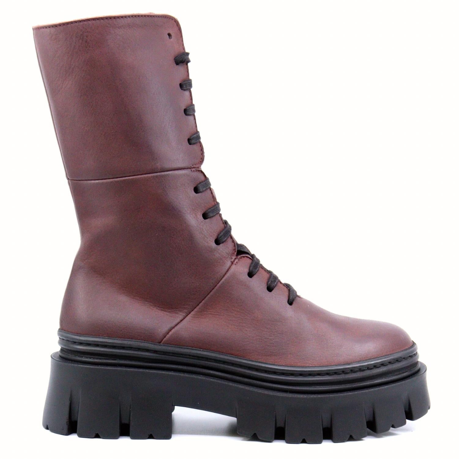 f4e6f504-85dc-4d18-abba-fe2b05549014-upscale_15k-1500x1500-1 Lofina - Chunky Leather Lace Up Boots - Image 1