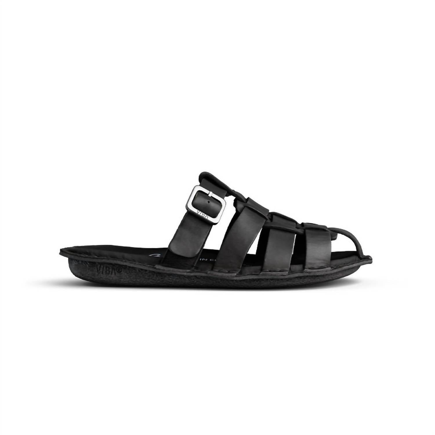 f5564256-402d-4b2b-b9c4-ef321ce7e4f9-upscale_15k-1500x1500-70 Vibae - Women's Amalfi Leather Preto Sandal - Image 1