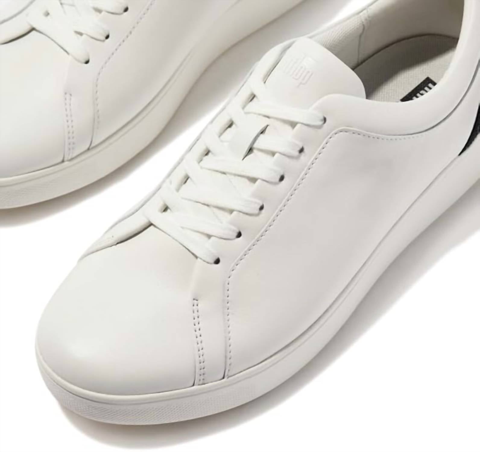 f983c938-ba5d-44f4-9383-932690bda0d4-upscale_15k-1500x1500-70 Fitflop - Womens's Rally Crystal Backtab Leather Sneaker - Image 1